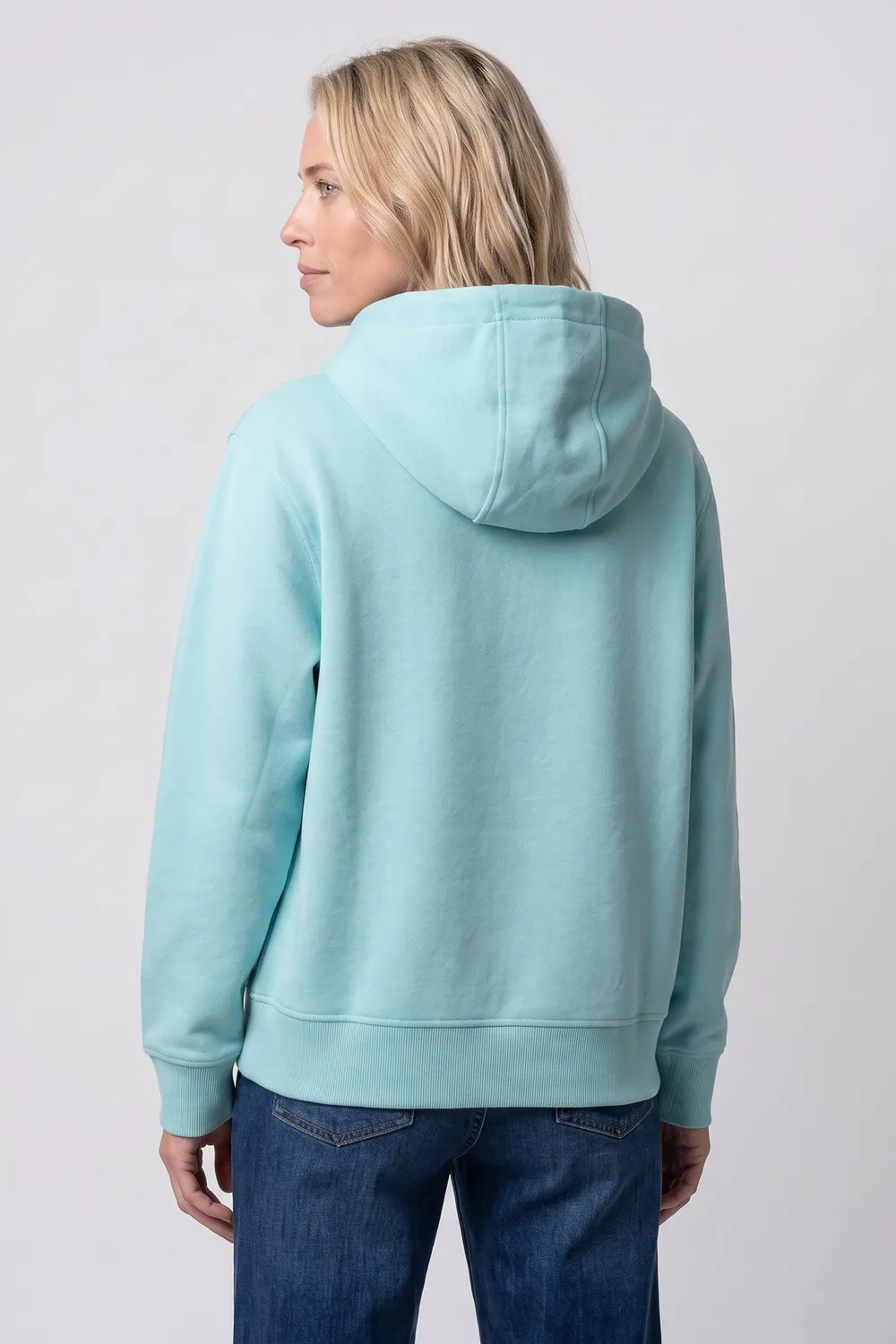 Alife & Kickin SorgaAK A Hoodie Hellblau Damen Baumwolle