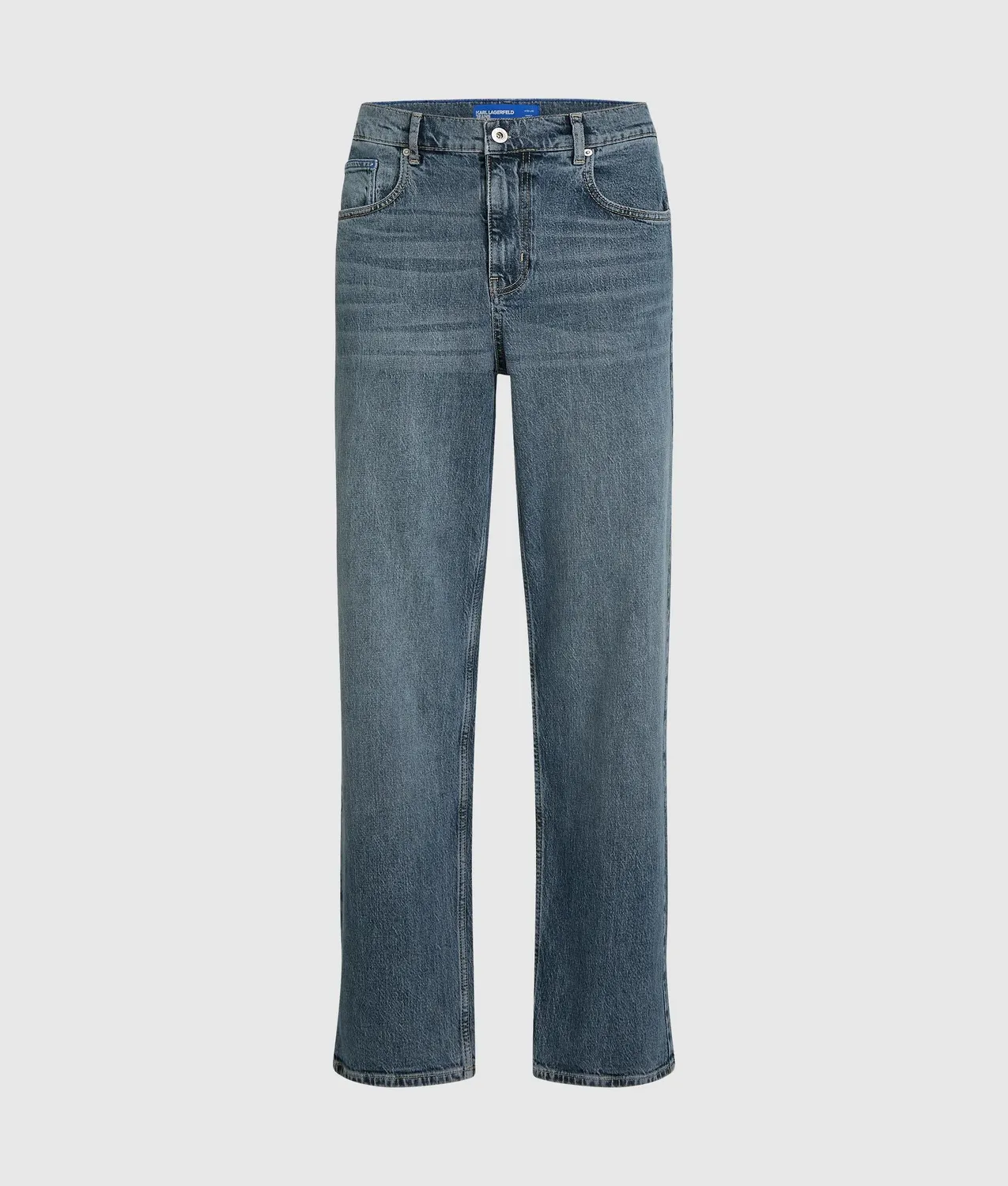 Karl Lagerfeld KL Jeans Baggy Tinted Jeans blau rigid