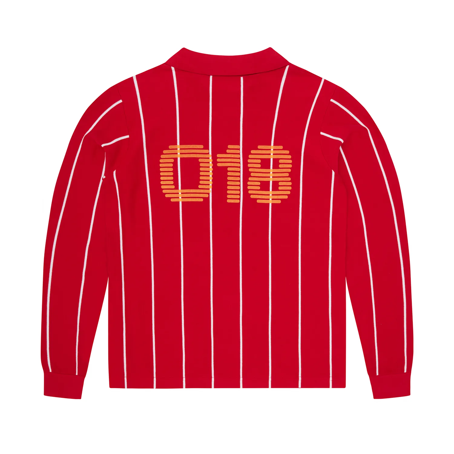 Corteiz Monde Knit LS Jersey Strickpullover Rot Baumwolle