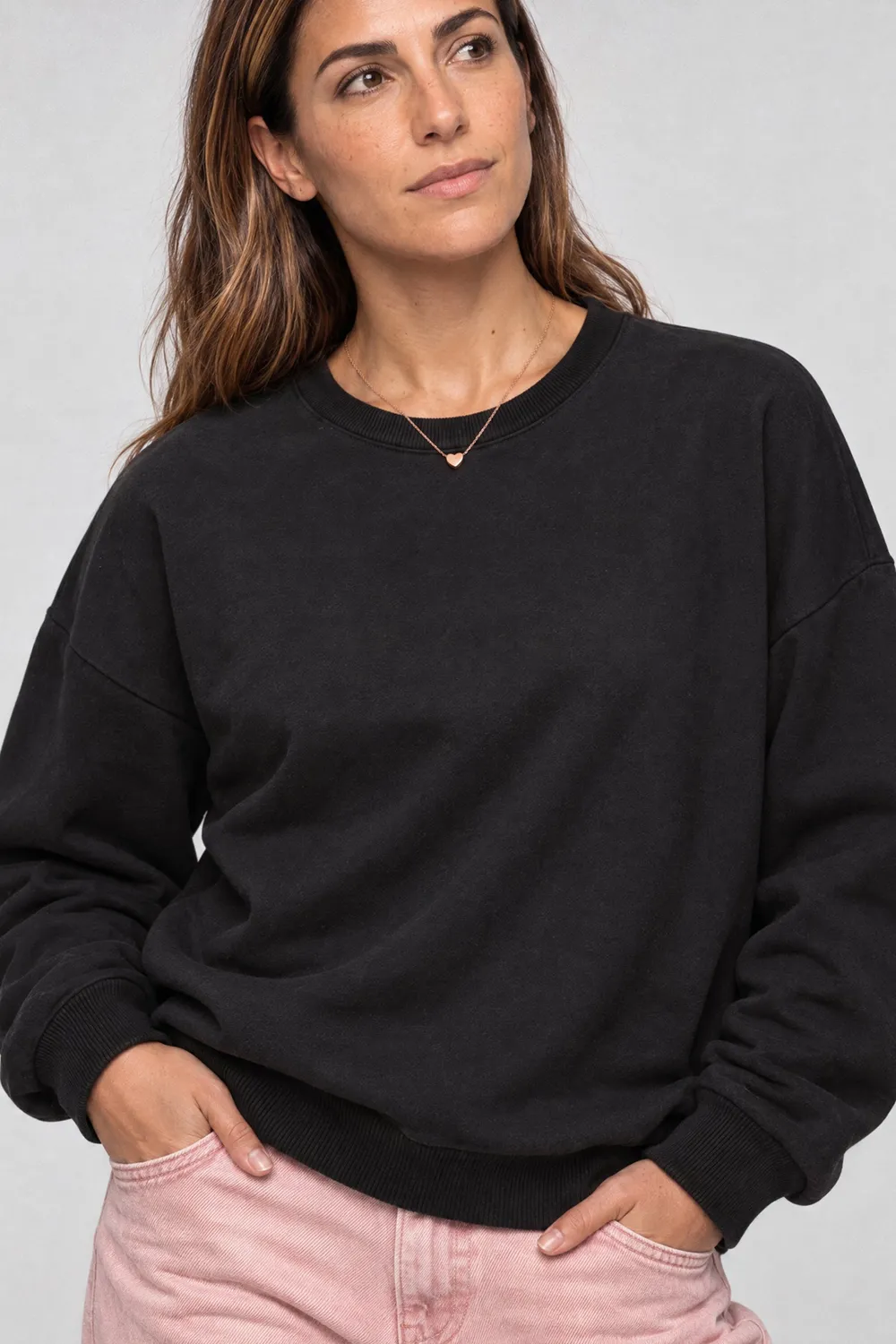Alife & Kickin ElsaAK P Sweatshirt XOXO Schwarz Print