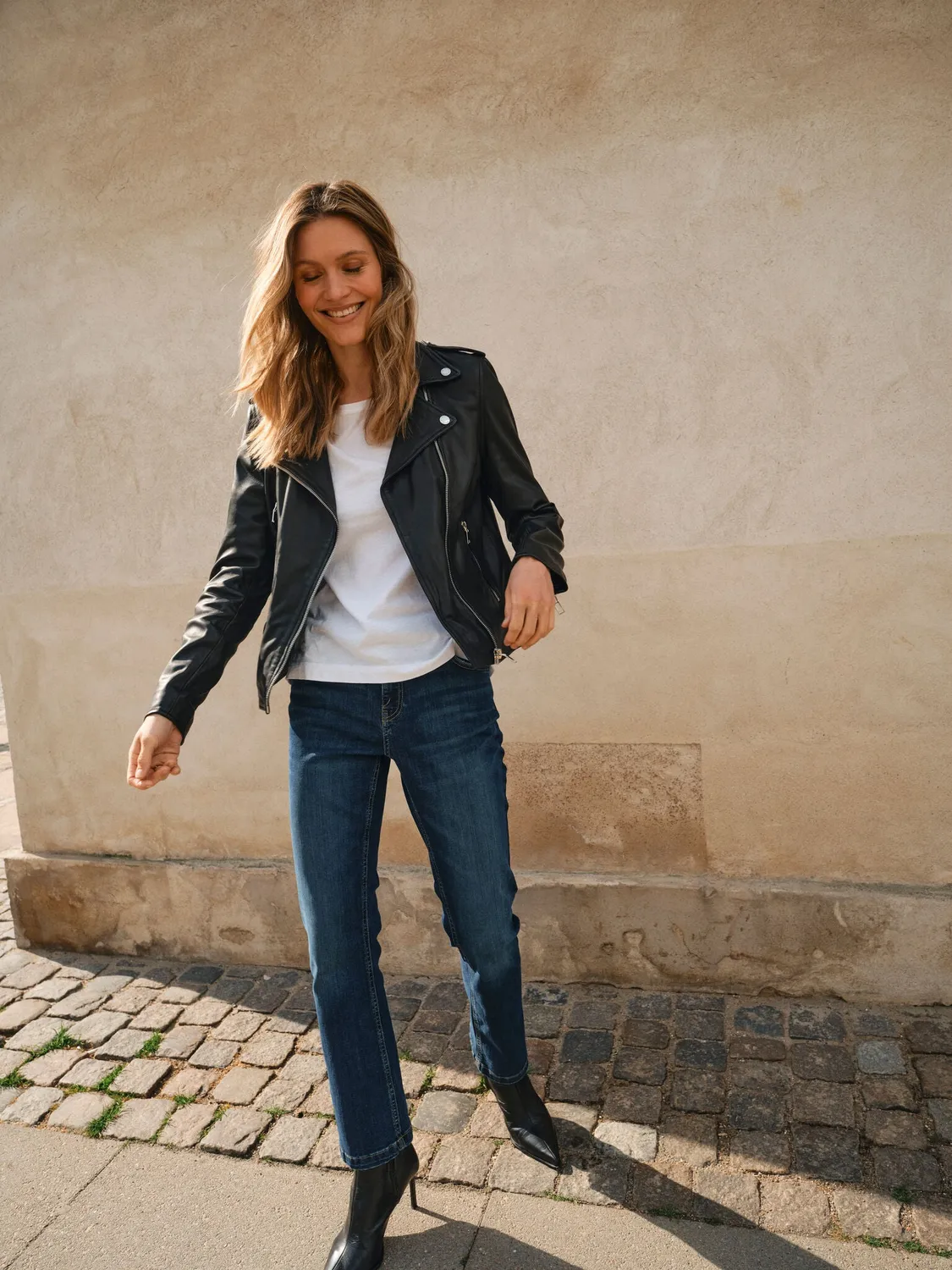 Mos Mosh Ashley Imera Jeans Dunkelblau Flare