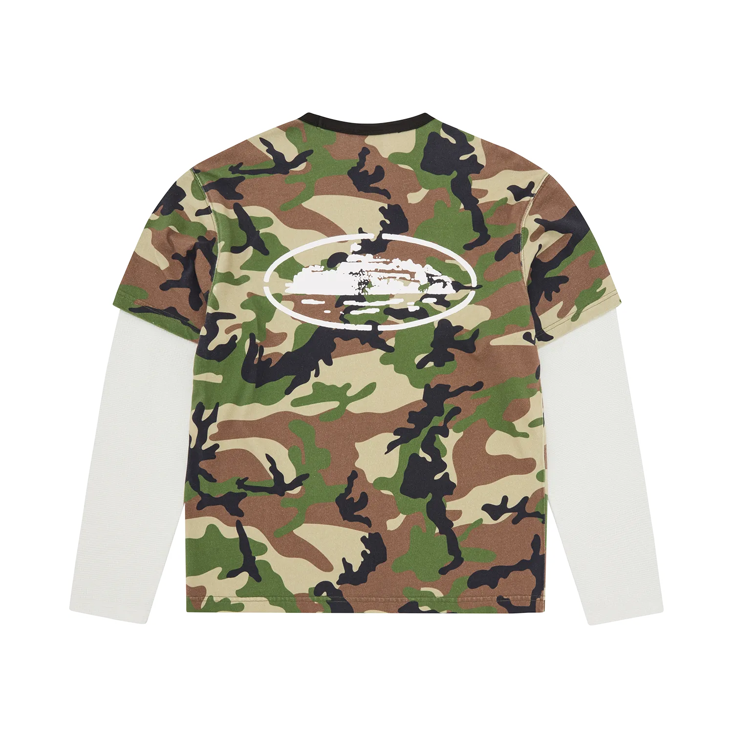 Corteiz Island Hybrid Thermal LS Camo schwerer Stoff
