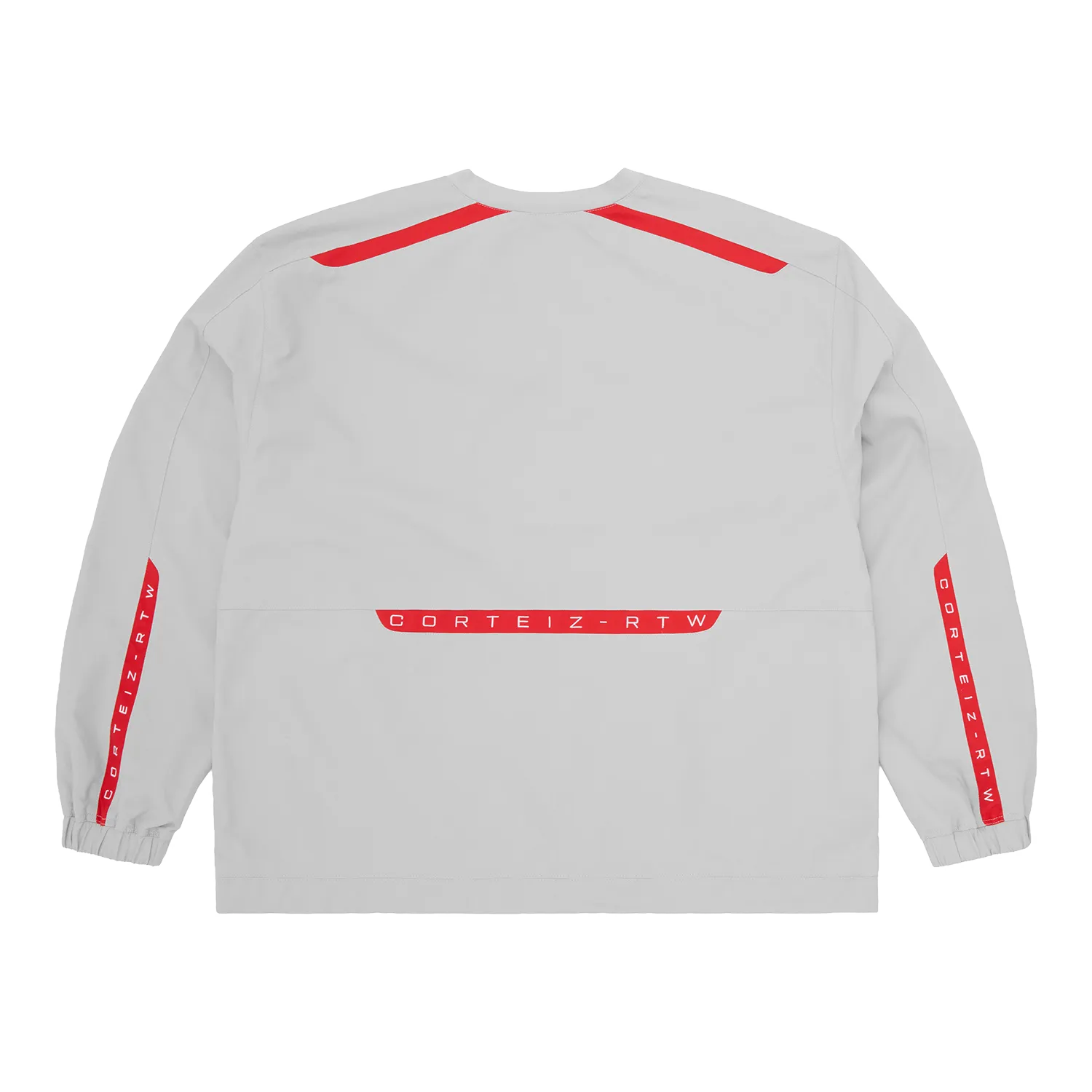 Corteiz Rossa Windbreaker Windjacke Grau Nylon