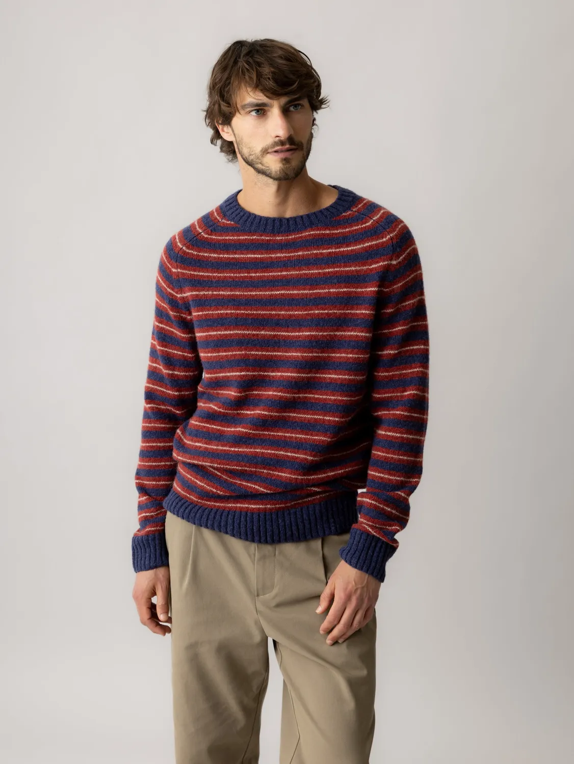 Mos Mosh MMGCarlos Randig Strickpullover gestreift