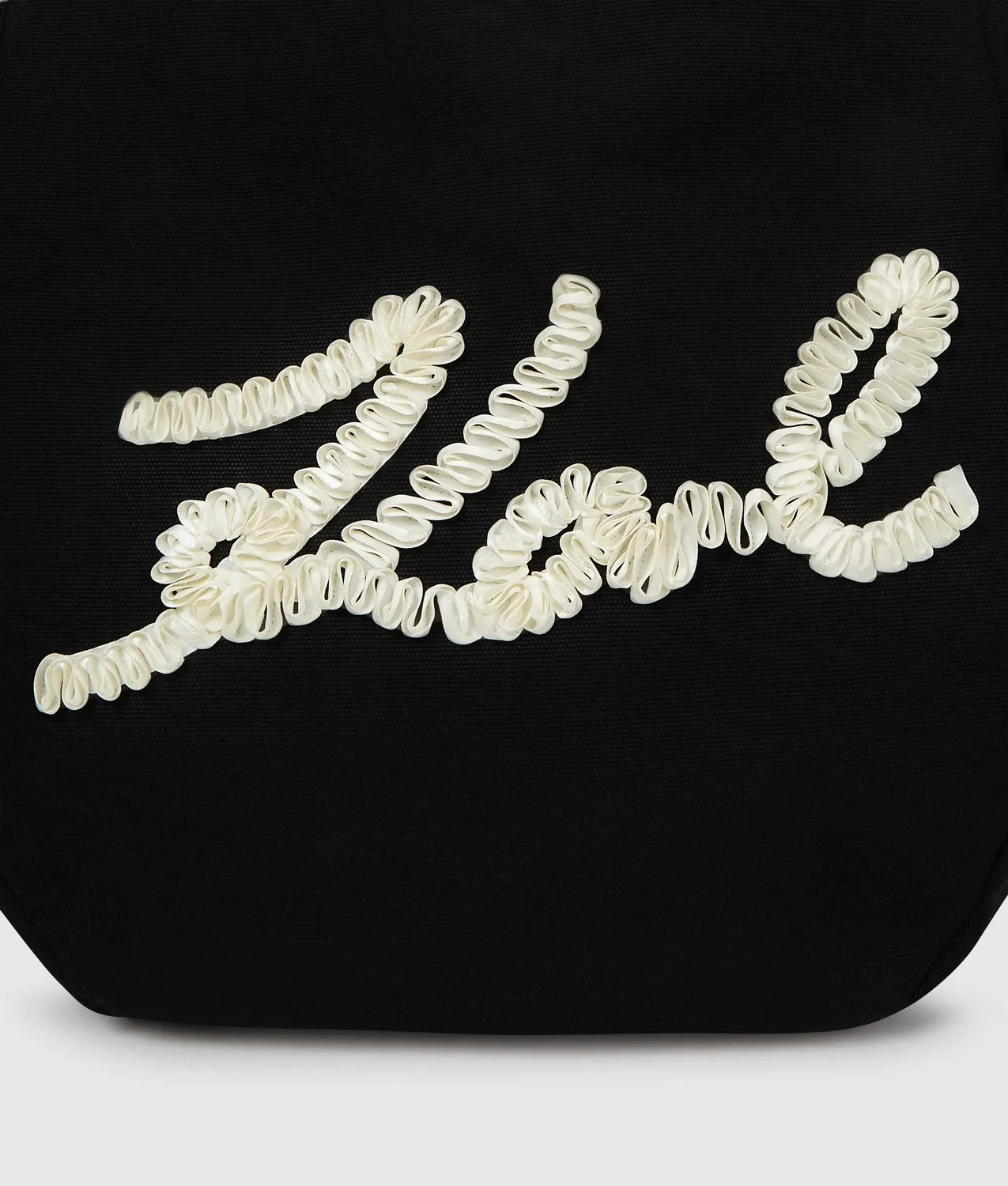 Karl Lagerfeld K/Signature Shopper Ruffle Baumwolle