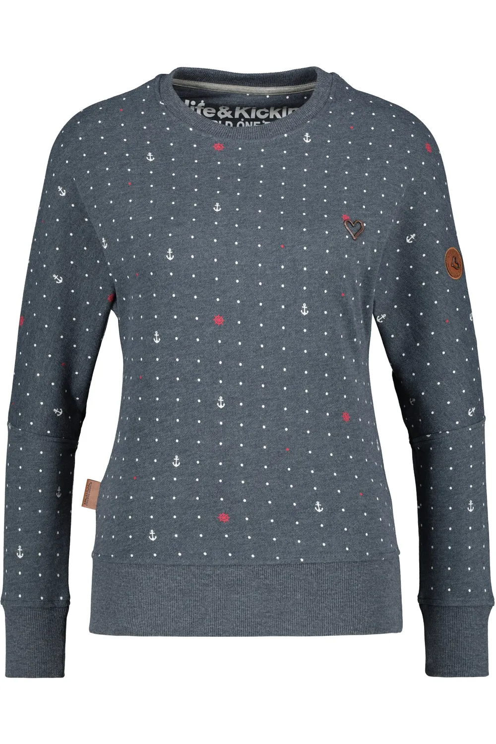 Alife & Kickin DarlaAK B Sweatshirt Dunkelblau Damen