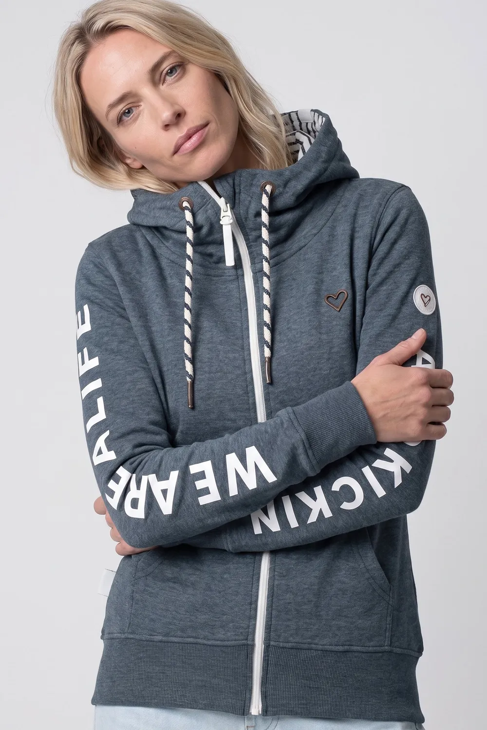 Alife & Kickin JessyAK A Sweatjacke Dunkelblau Damen