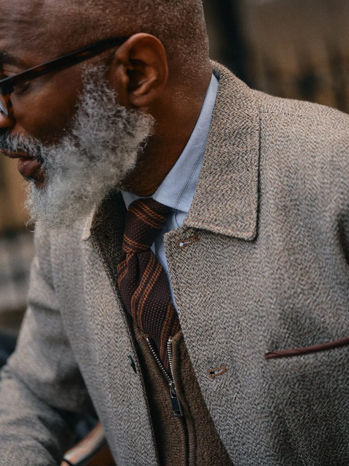 Mos Mosh MMGConor Tweed Jacke Toffee Regular Fit