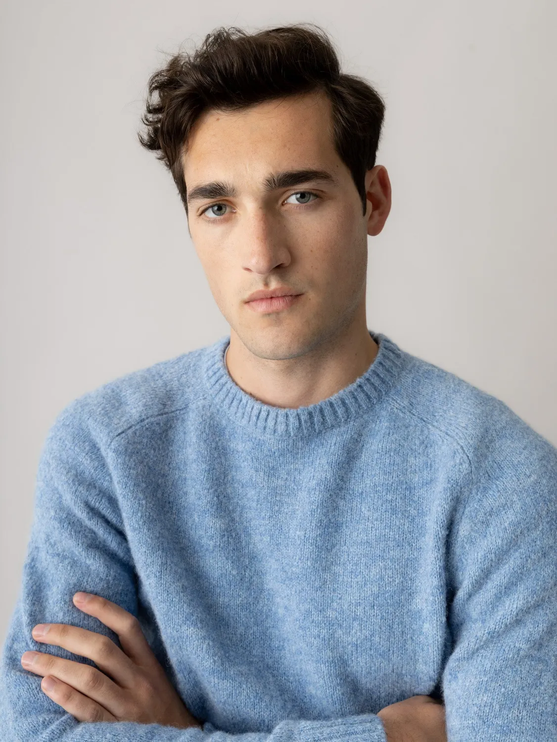 Mos Mosh MMGCarlos Crew Neck Pullover Regular Melange