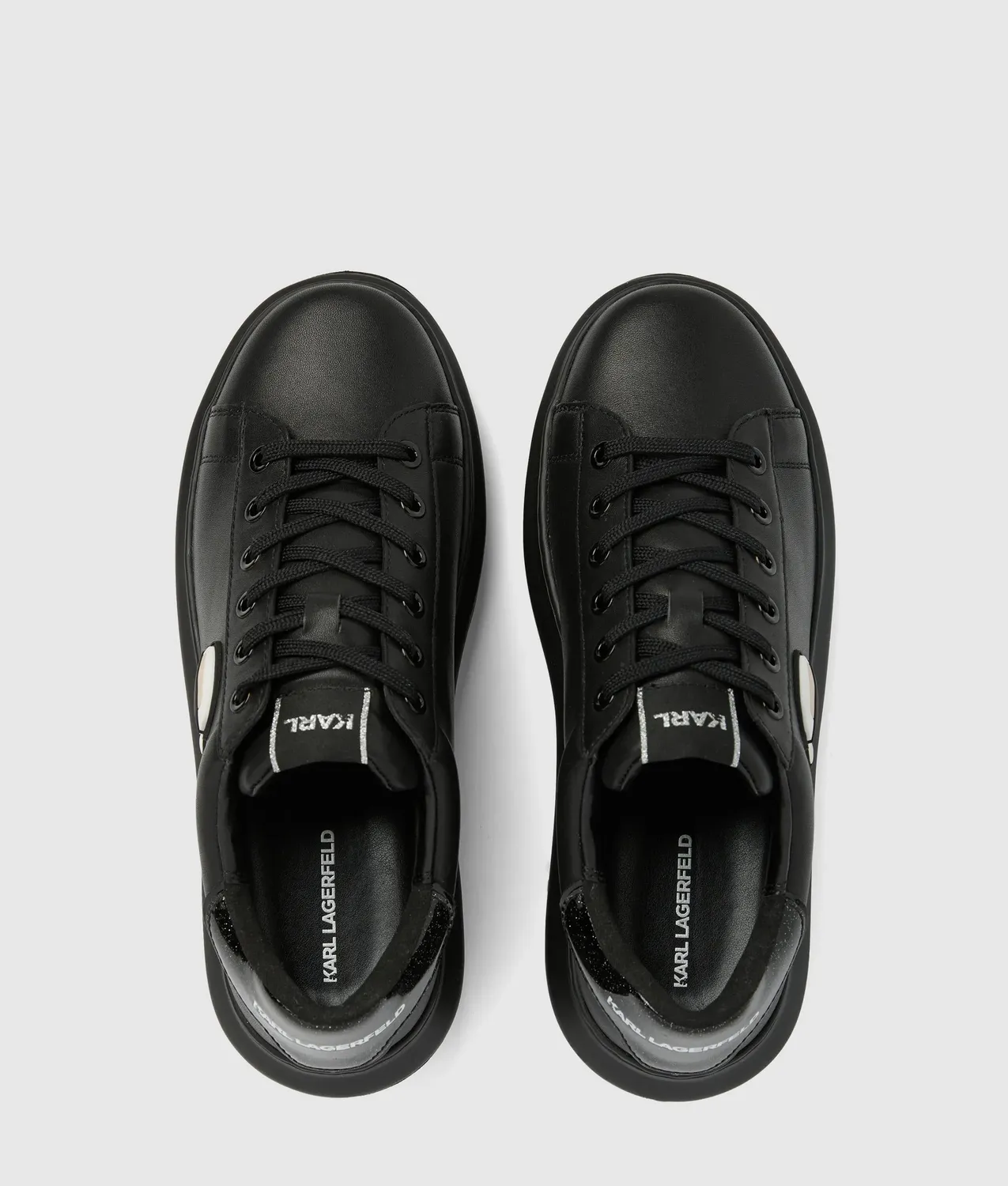 Karl Lagerfeld Ikon NFT Kapri Sneaker Leder schwarz