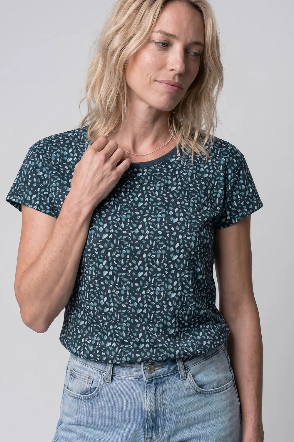 Alife & Kickin FelinaAK B T-Shirt Dunkelblau Damen