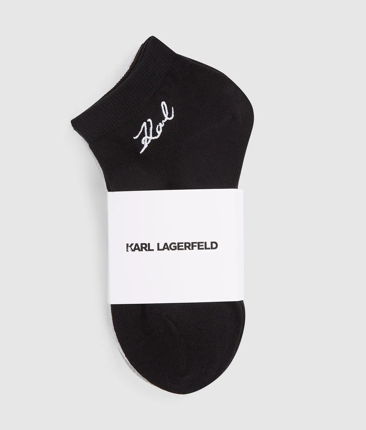 Karl Lagerfeld Signature Sneaker-Socken 5er-Pack Baumwolle