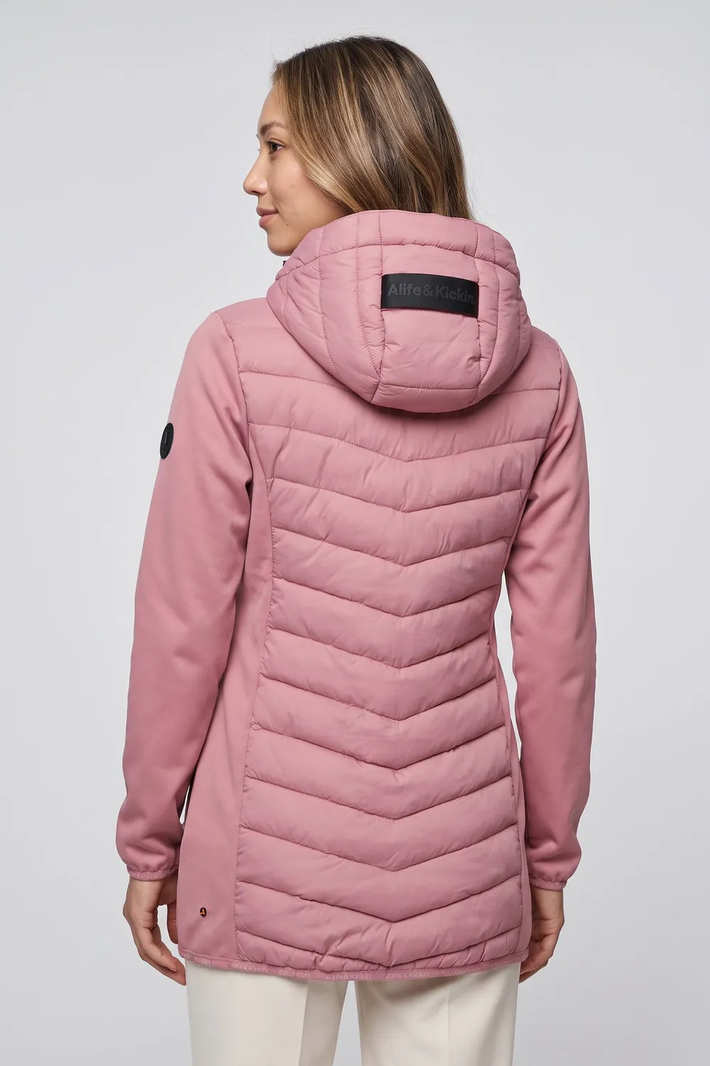 Alife & Kickin YlvaAK A Jacke rot lang Hybrid Damen