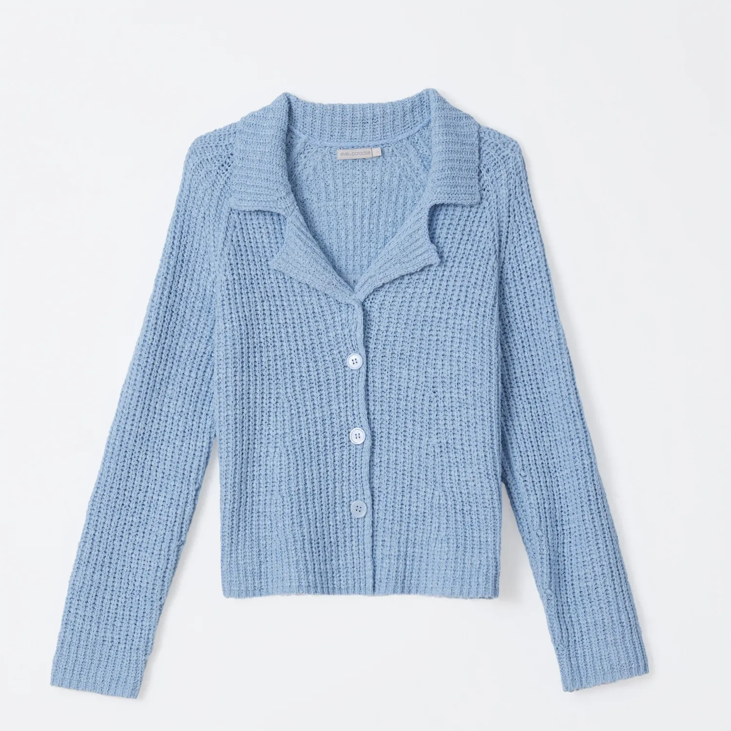 Senatex Strickjacke Struktur Reverskragen Frost