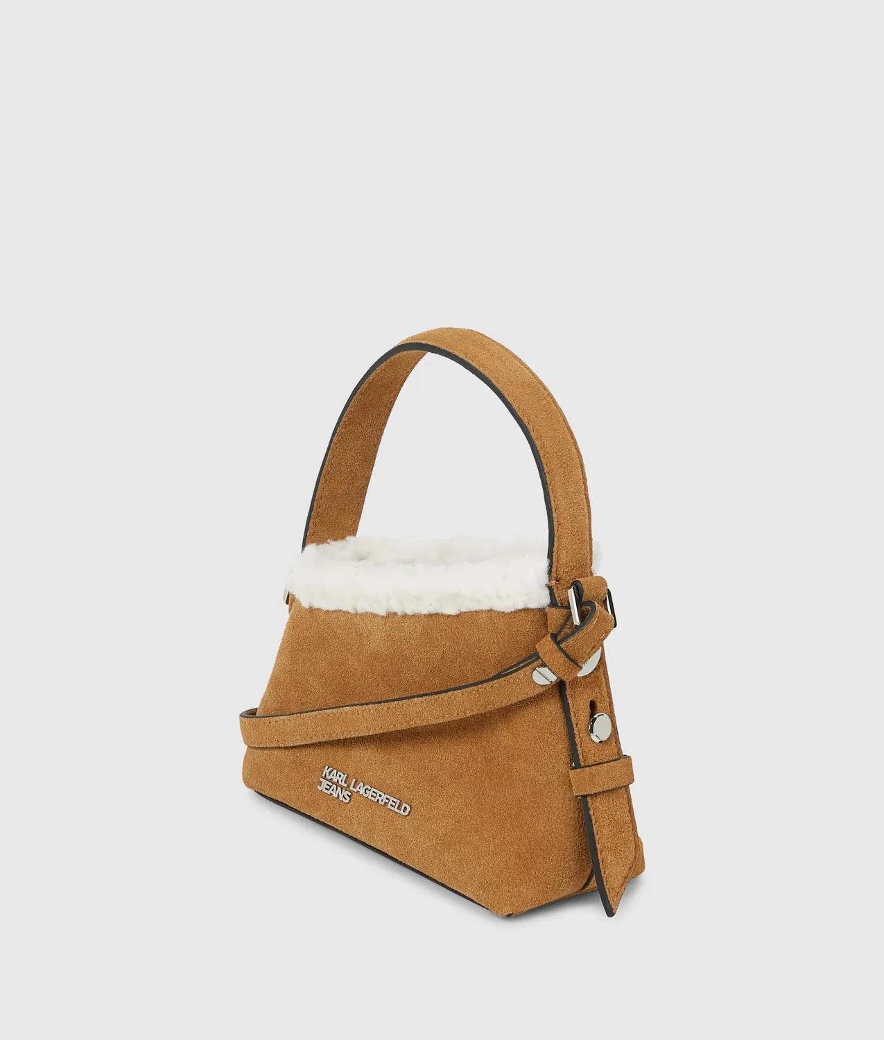 Karl Lagerfeld Jeans Geo Mini Crossbody Wildleder