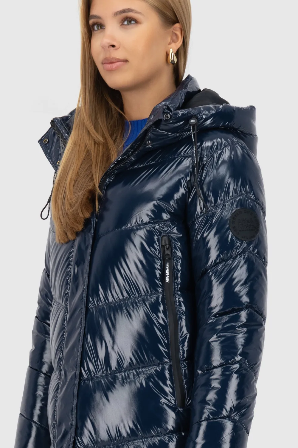 Alife & Kickin LolaniAK A Puffer Parka Dunkelblau Damen