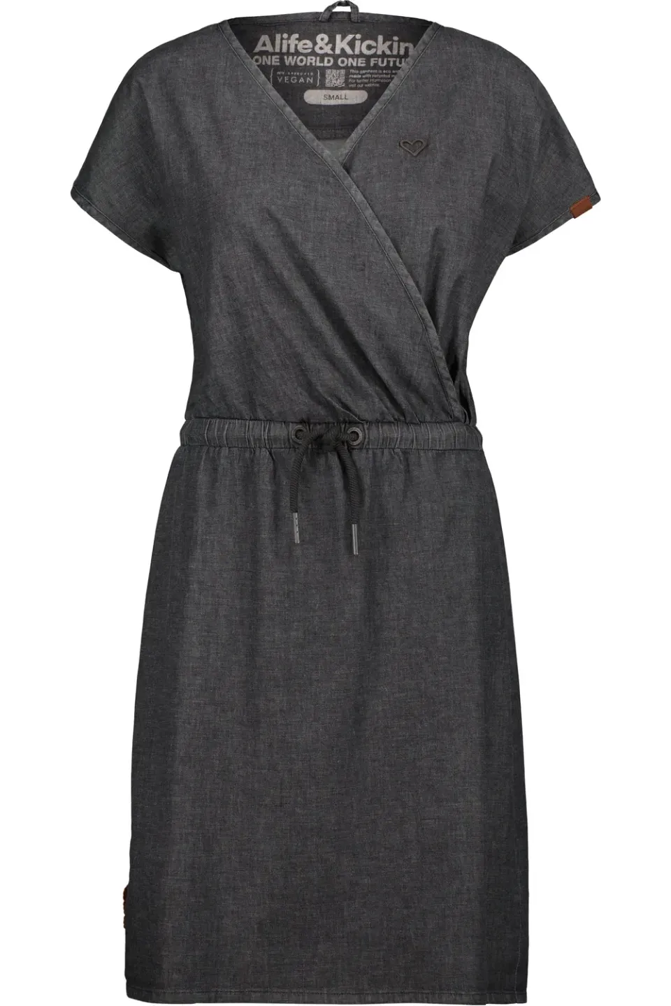 Alife & Kickin OrnellaAK DNM Kleid Schwarz Denim