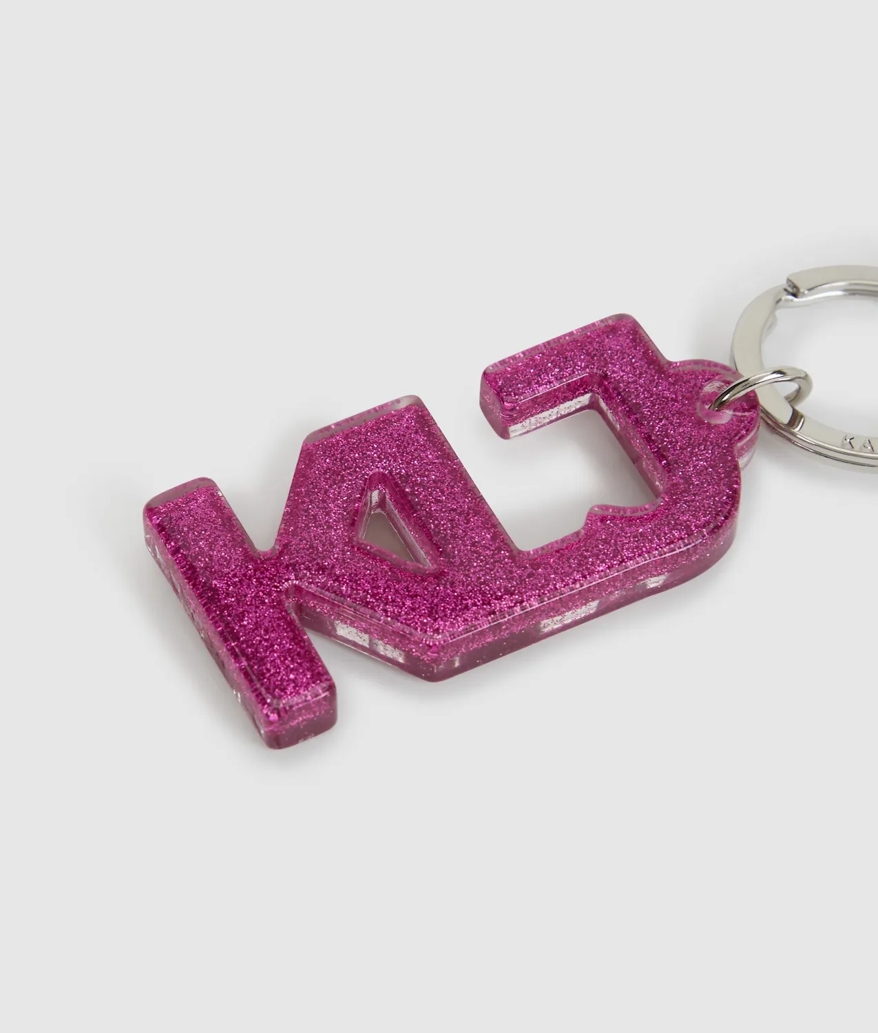 Karl Lagerfeld KL Jeans Glitter Keychain Anhänger Harz