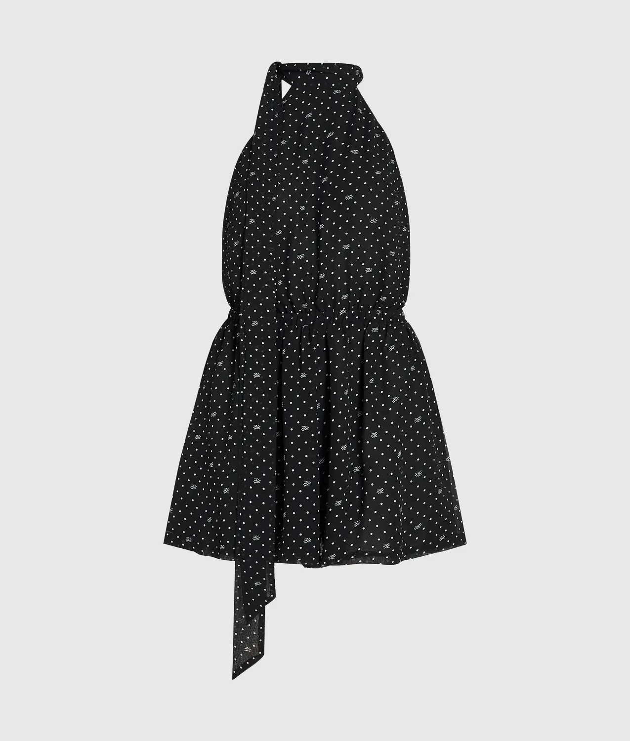 Karl Lagerfeld Polka Dot Playsuit Damen Neckholder Strand kurz