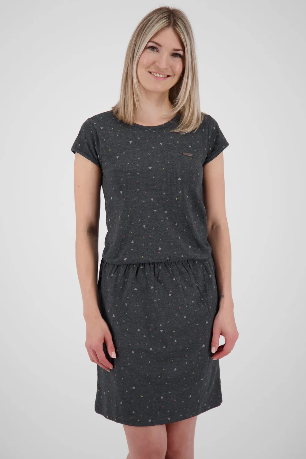 Alife & Kickin ShannaAK B Kleid Schwarz Muster Gr. S