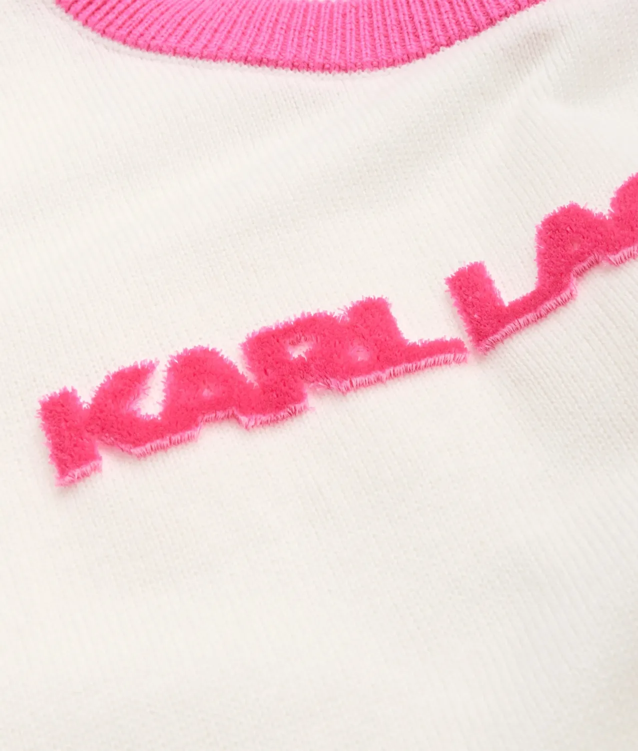 Karl Lagerfeld Girls Logo Striped Pullover gestreift