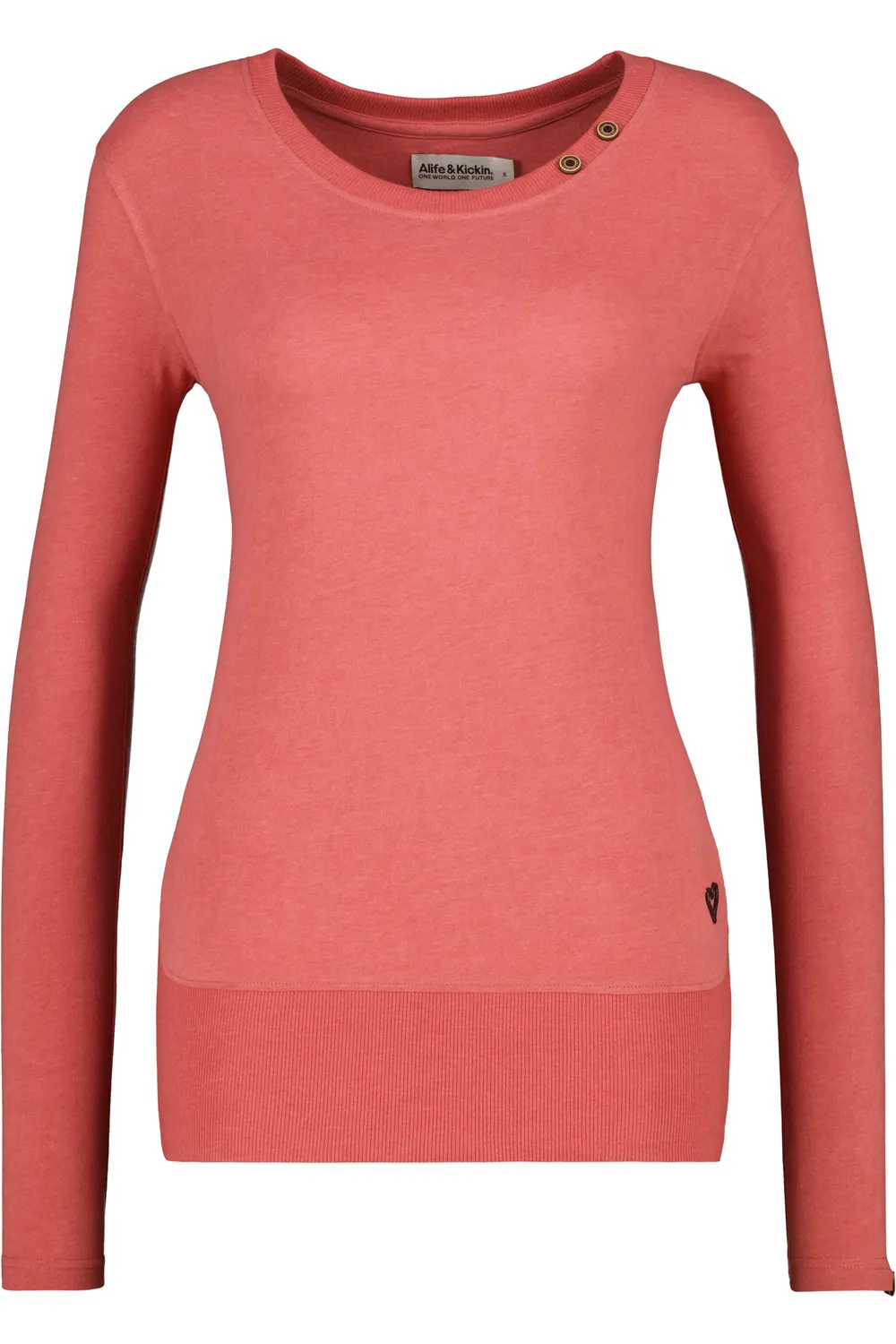 Alife & Kickin ConnyAK A Longsleeve Rot Damen Baumwollmix