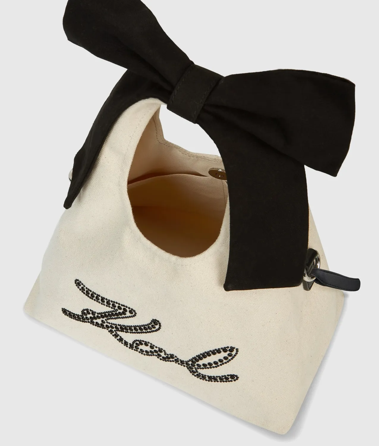 Karl Lagerfeld K/Signature Ribbon Bow Shopper Schleife