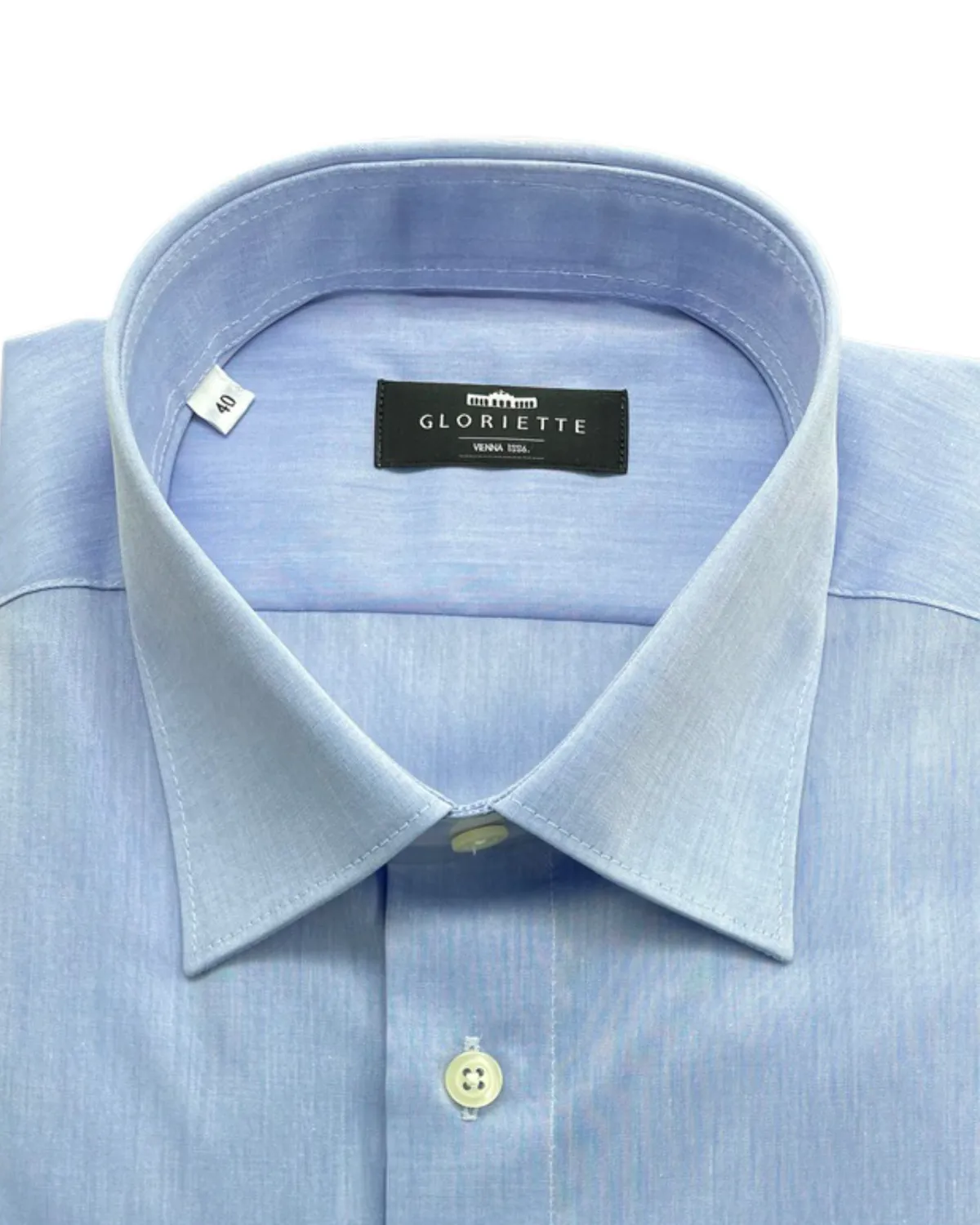Gloriette Hemd Fashion Fit Chambray Hemd Hellblau