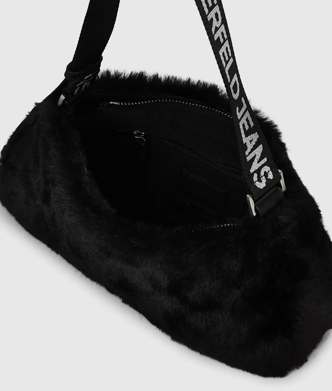 Karl Lagerfeld Jeans Box Logo Schultertasche Fell One Size