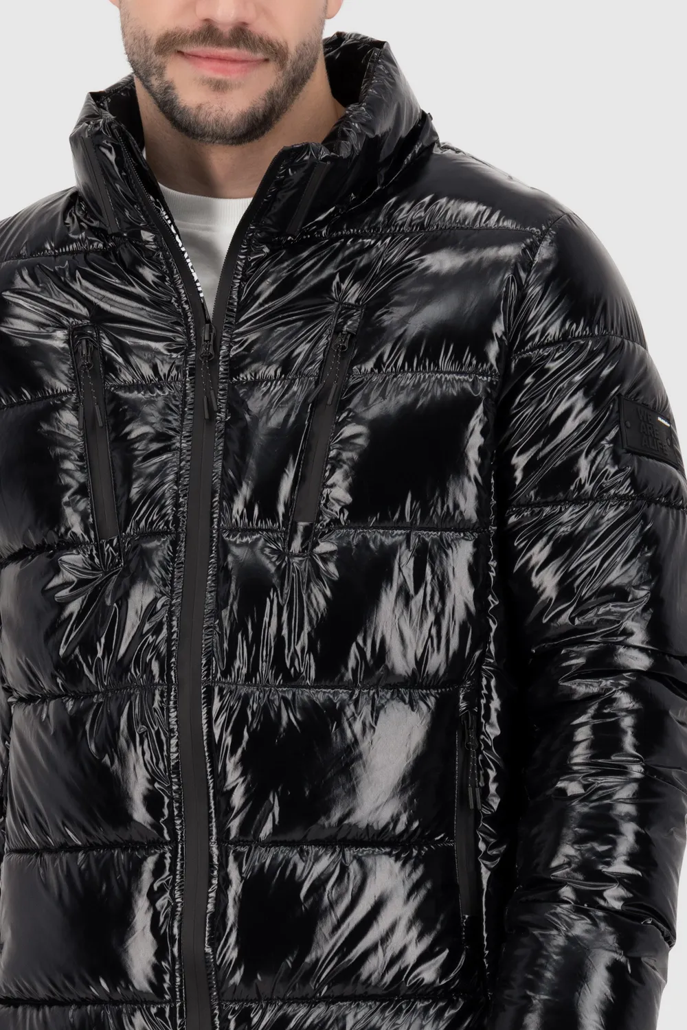 Alife & Kickin BranAK A Puffer Jacket Schwarz Winter
