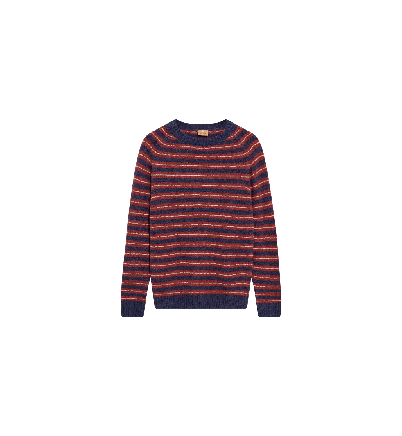Mos Mosh MMGCarlos Stripe Strickpullover Indigo Blue