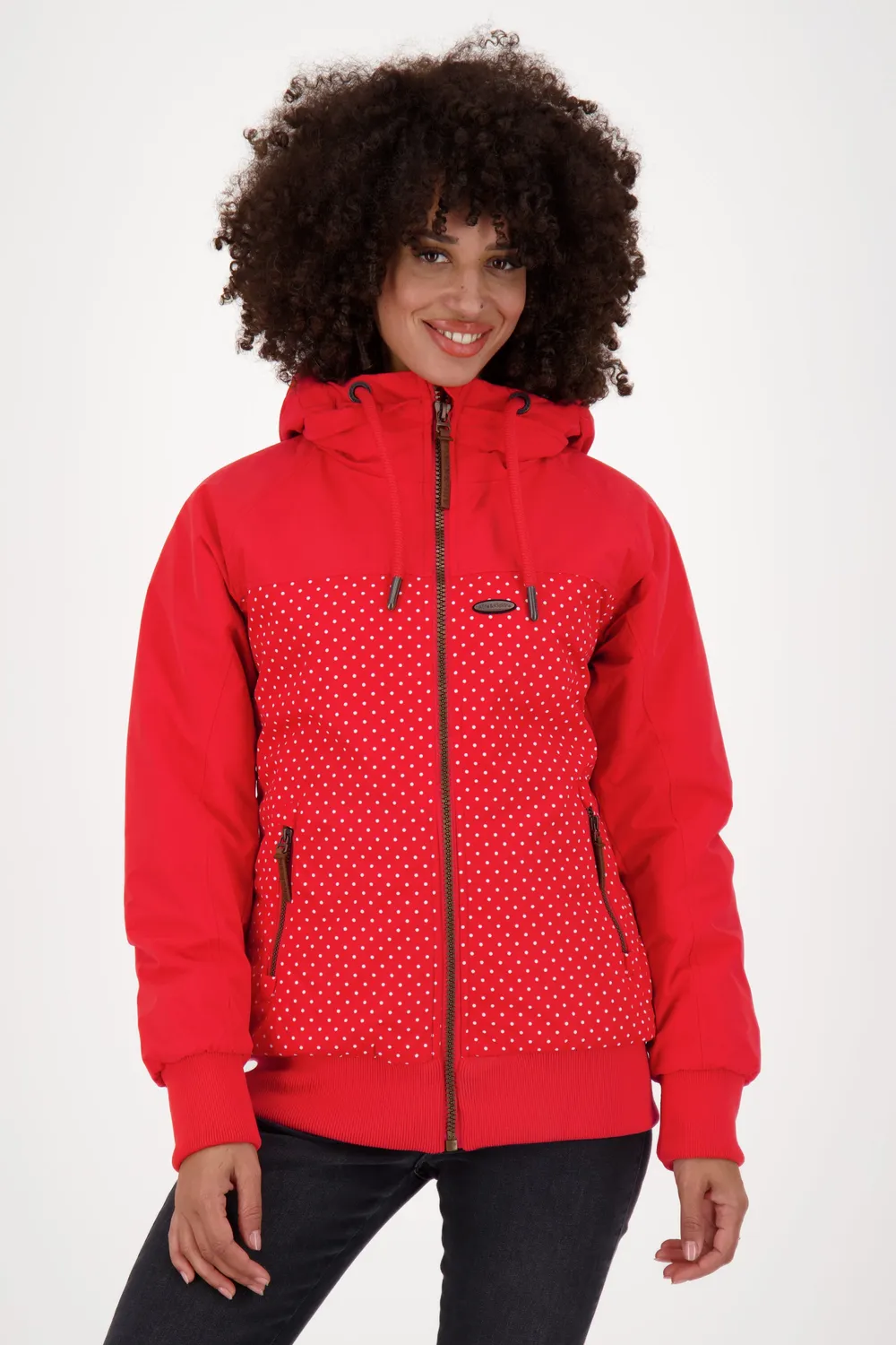 Alife & Kickin MaliaAK B Jacke Damen rot gefüttert Teddy