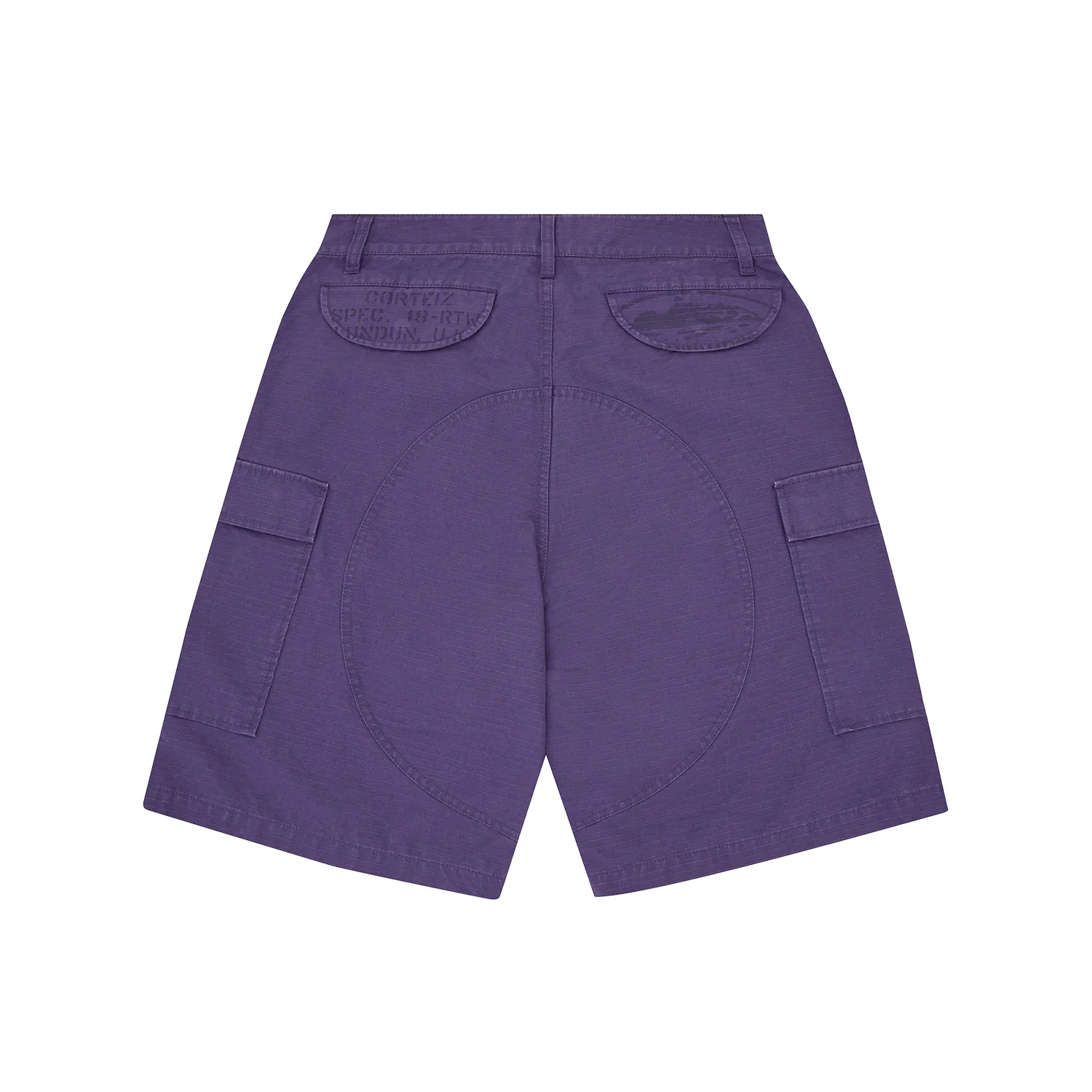 Corteiz Guerillaz Cargo Short Cargoshorts Lila Ripstop