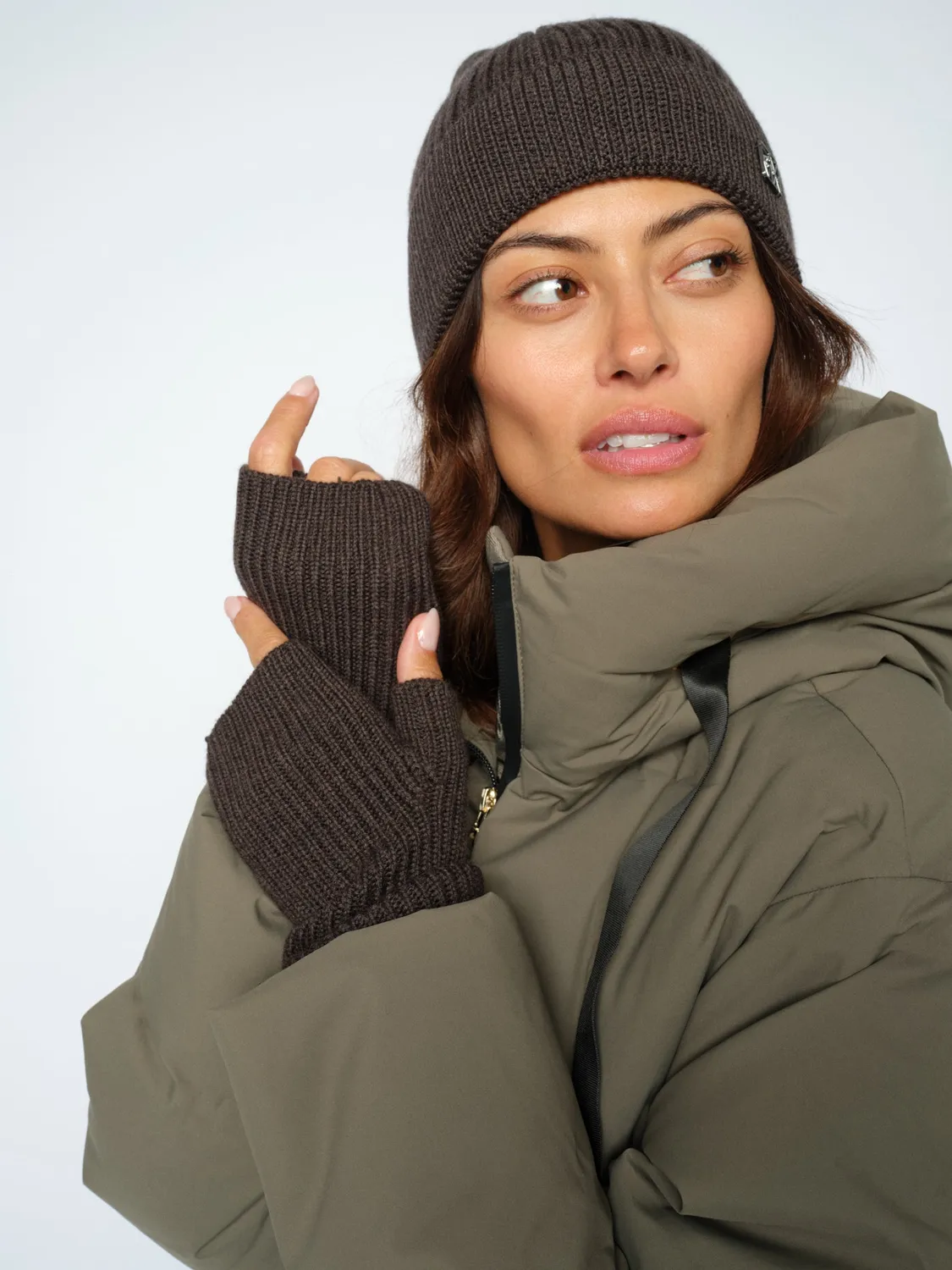 Mos Mosh Tova Wool Rib Mütze Woll Einheitsgröße