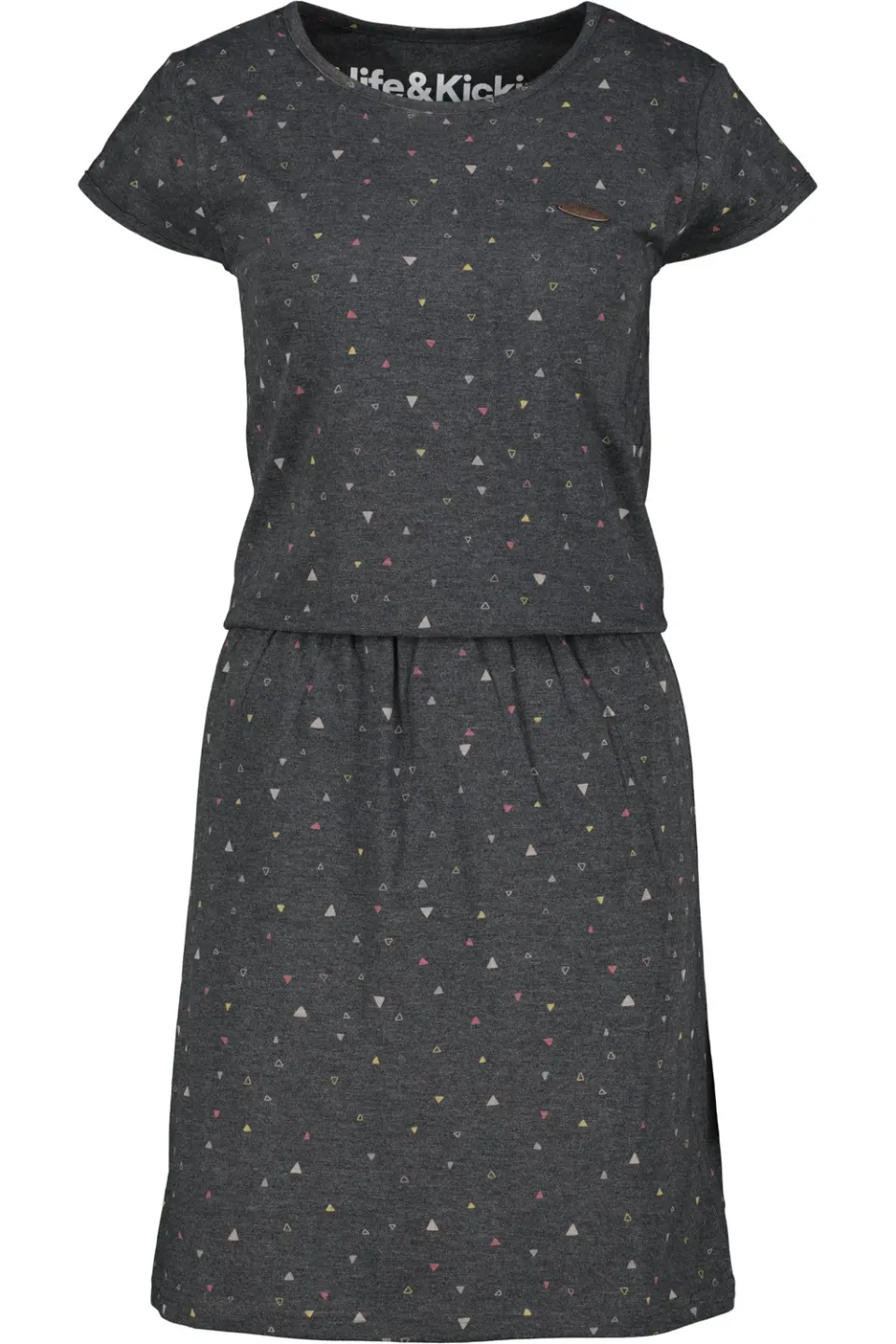 Alife & Kickin ShannaAK B Kleid Schwarz Muster Gr. S