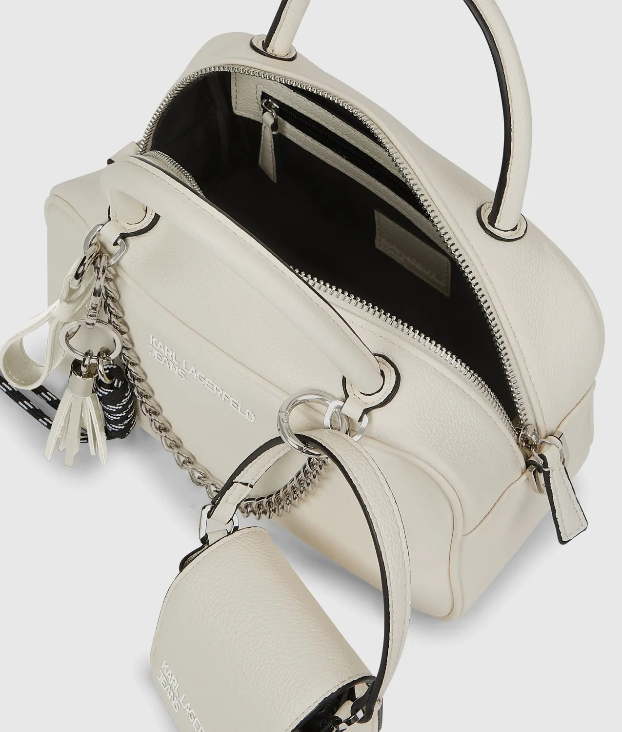 Karl Lagerfeld KL Jeans Charms Top-Handle Umhängetasche