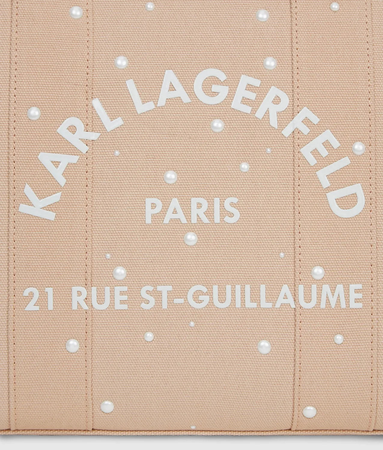 Karl Lagerfeld Rue St-Guillaume Tote Perlen Medium