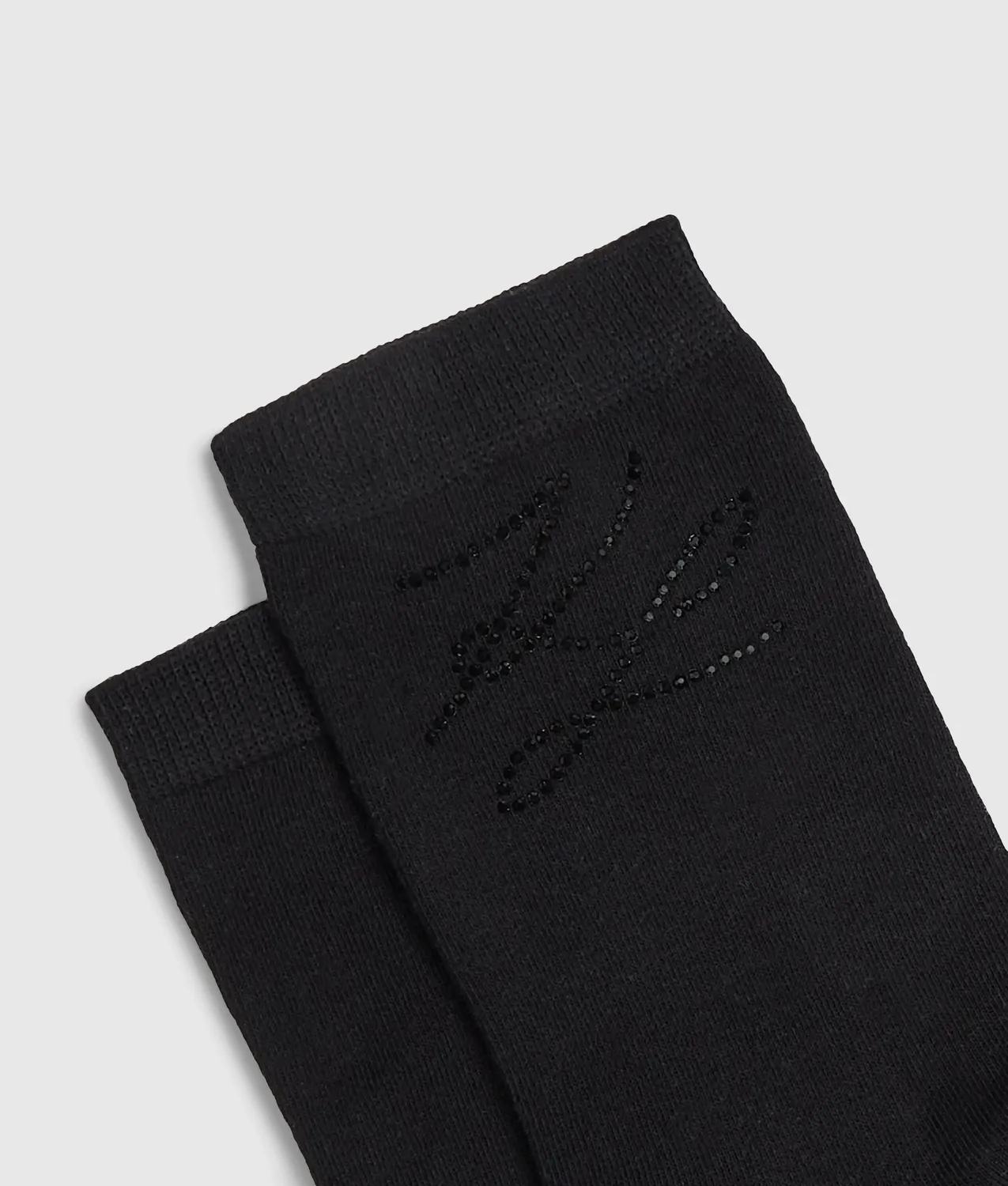 Karl Lagerfeld Autograph Socken 2er-Pack Mesh mit Strass