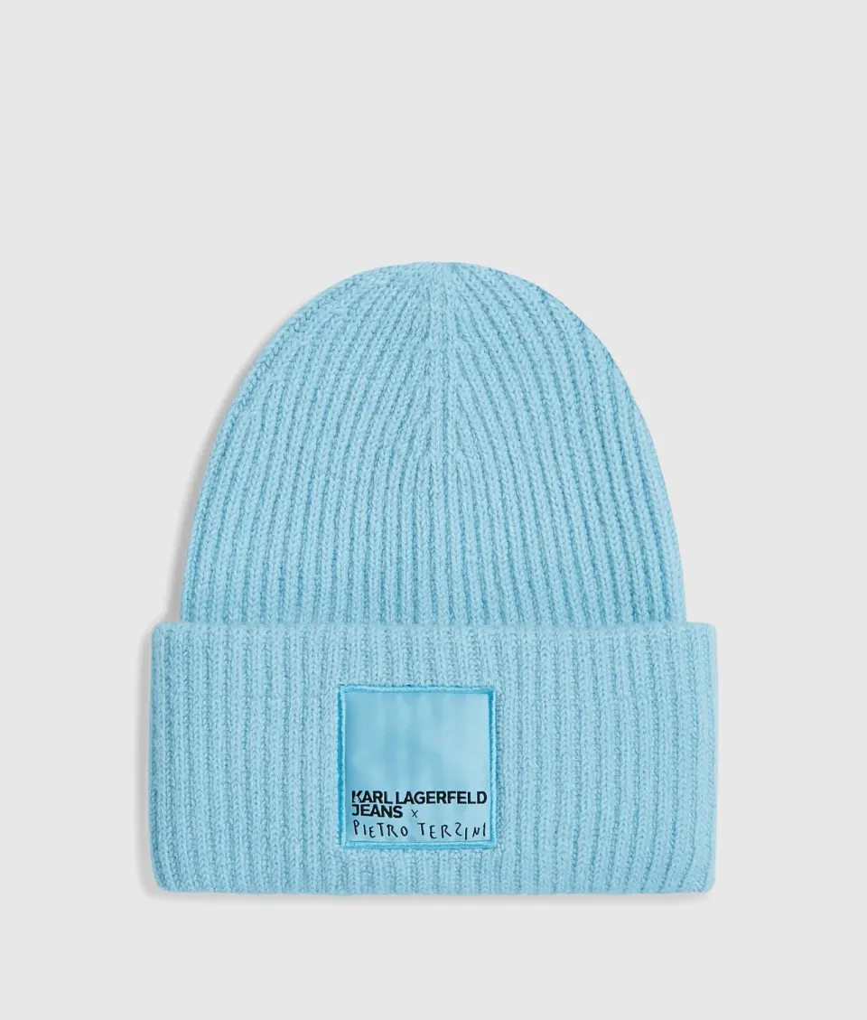 Karl Lagerfeld KLJ x Terzini Beanie gerippt