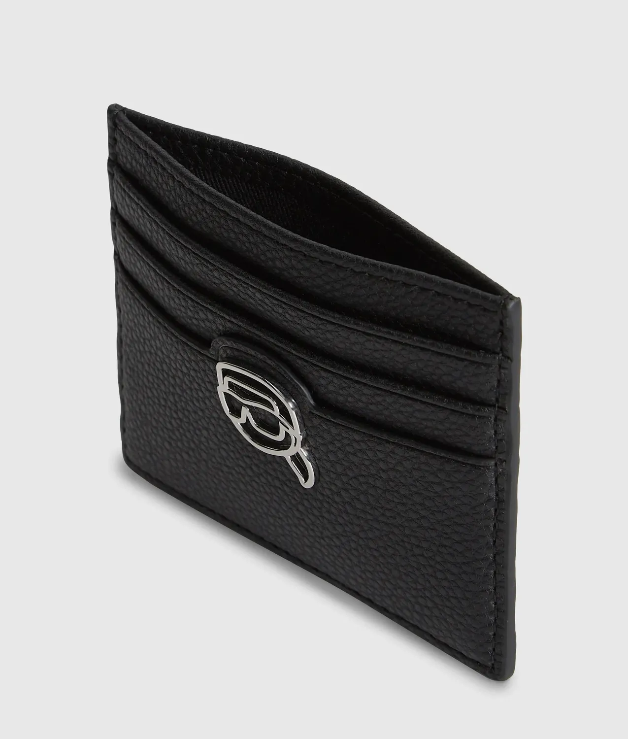 Karl Lagerfeld Ikon Pebble Kartenetui Leder 6 Fächer