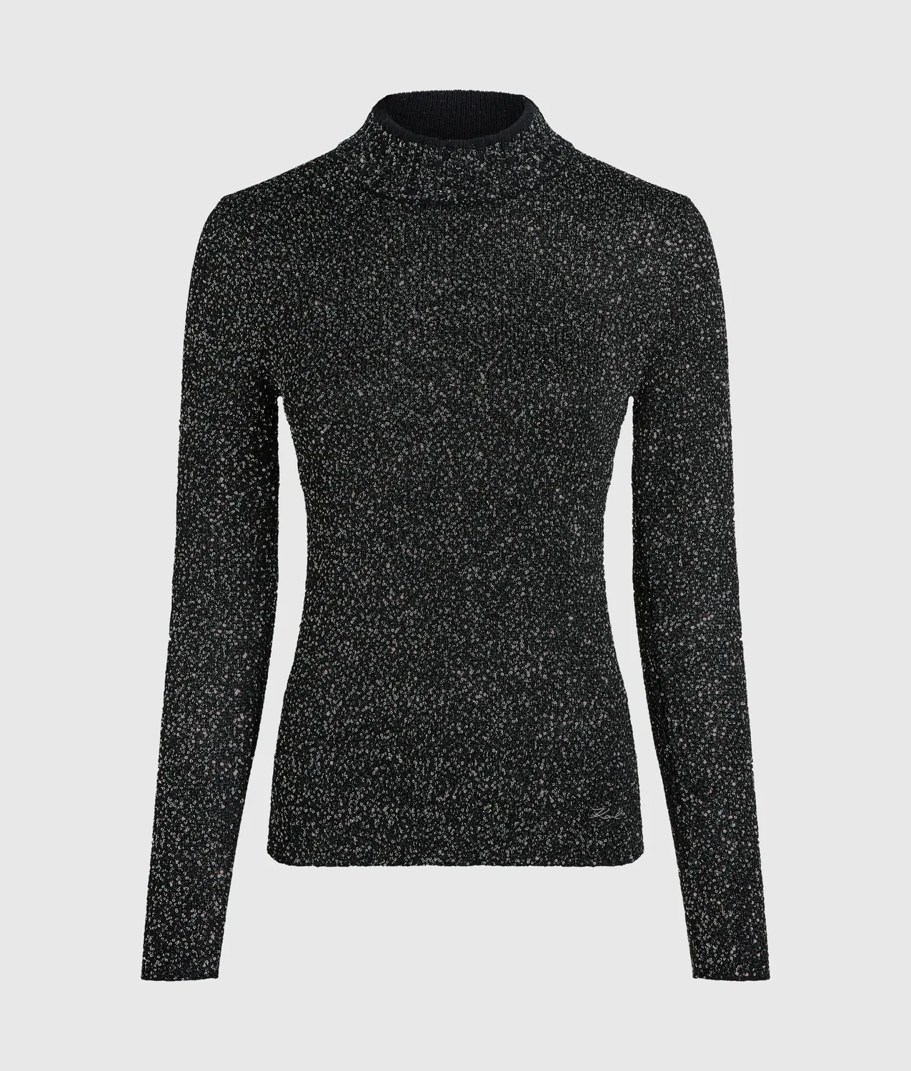 Karl Lagerfeld Stricktop Damen Pailletten