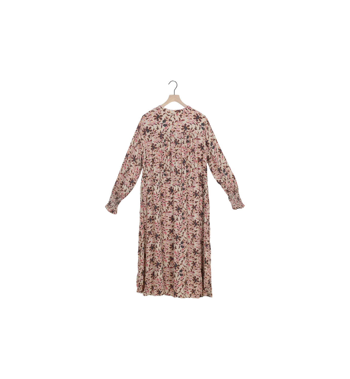 Mos Mosh MMMacha Paris Kleid M Feder Grau Blume