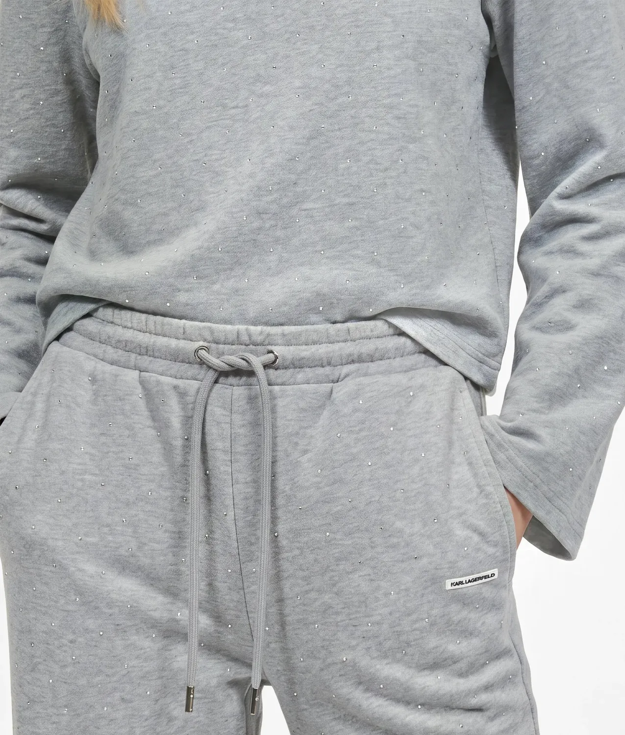 Karl Lagerfeld Loungewear Hose Strass Damen XS-XL