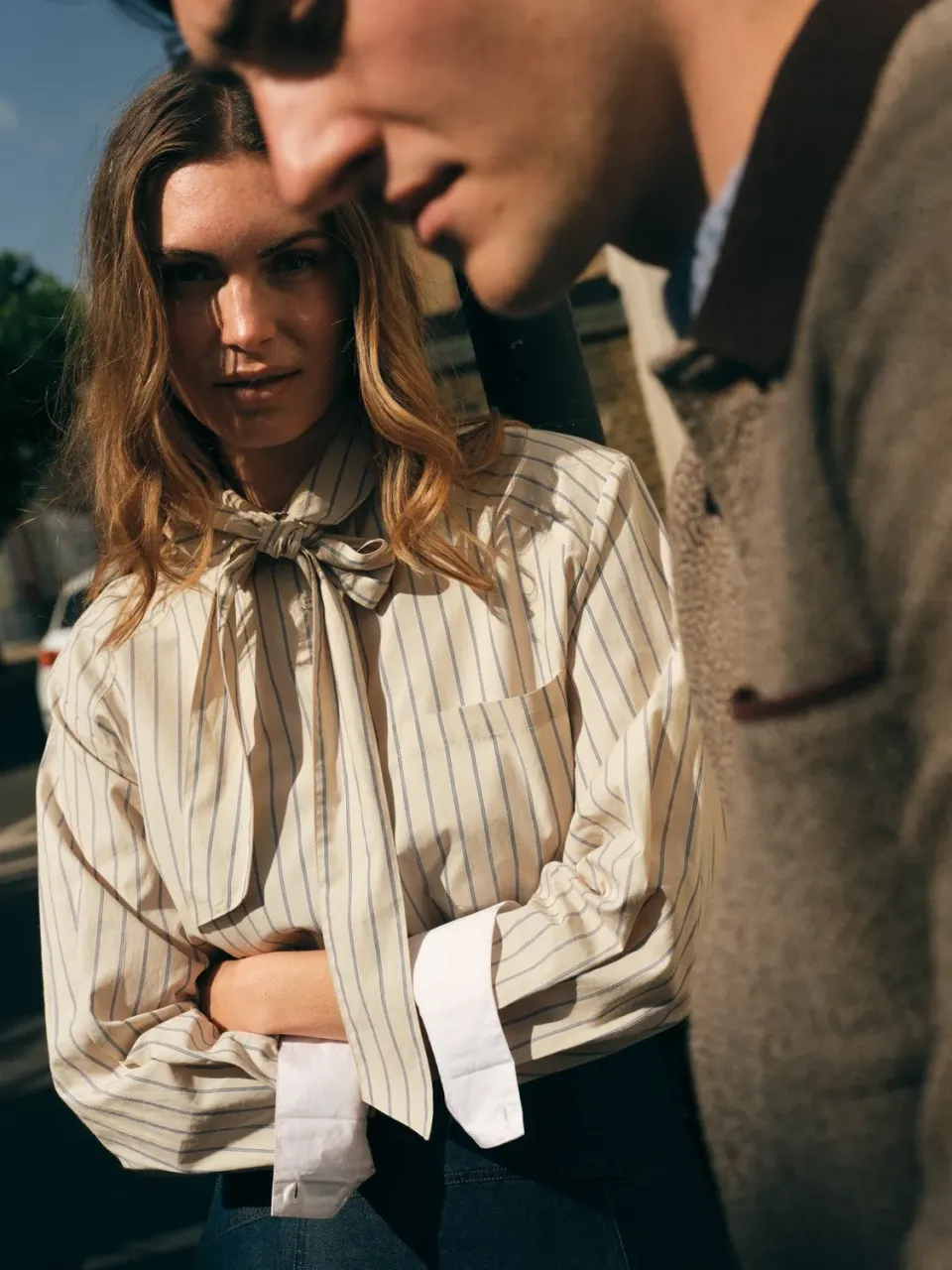 Mos Mosh Keeva Lilou Shirt Oxford Tan Oversize