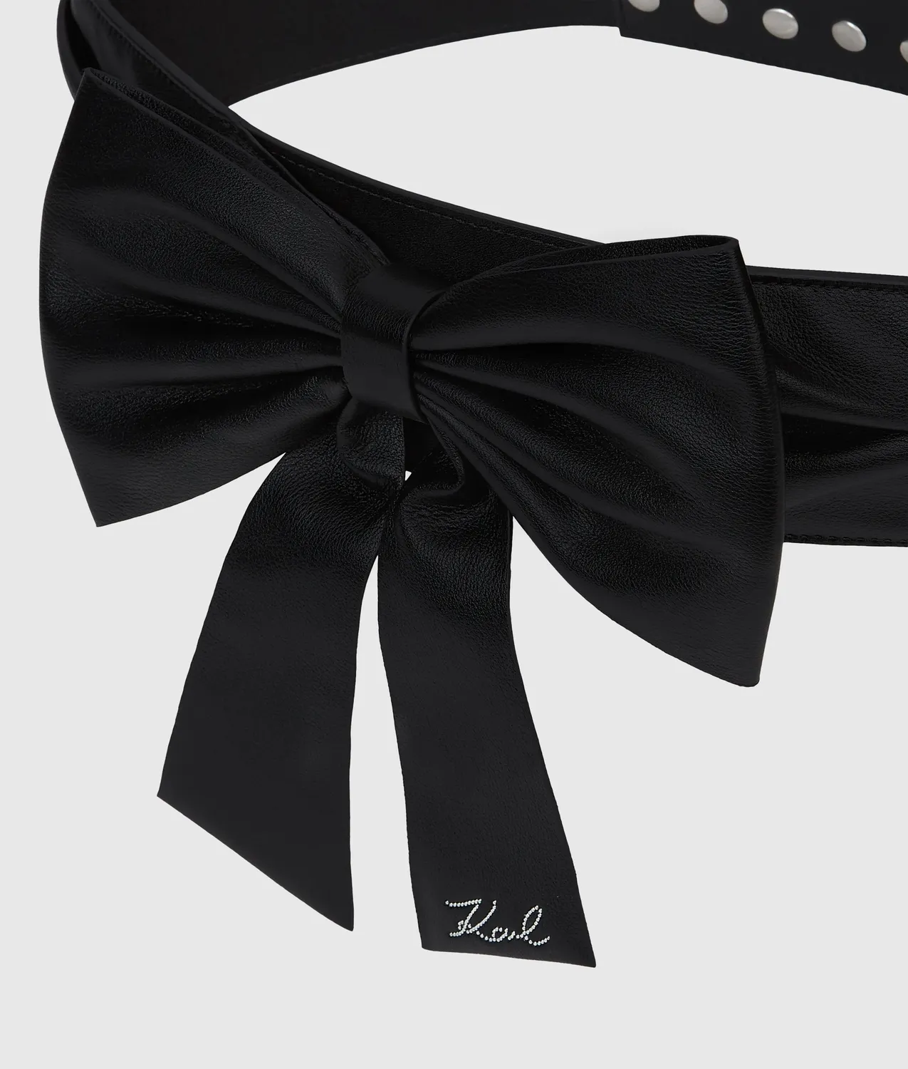 Karl Lagerfeld K/Signature Bow Gürtel 85 mit Schleife