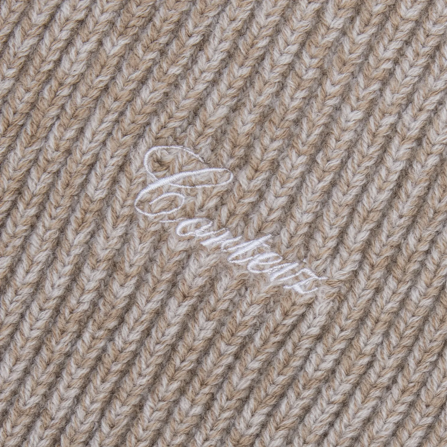 Corteiz Script Pocket Knit Sweater Oatmeal Wollmix
