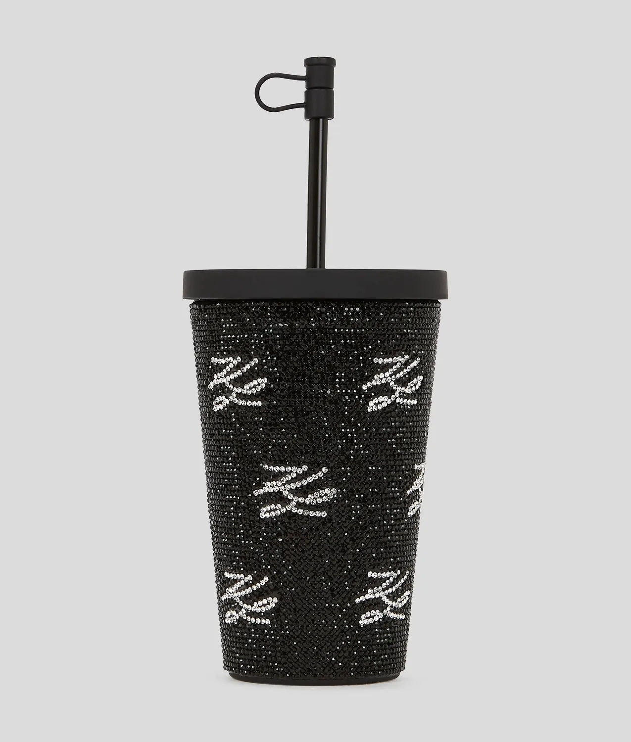 Karl Lagerfeld Rhinestone Autograph To-Go Becher Strass