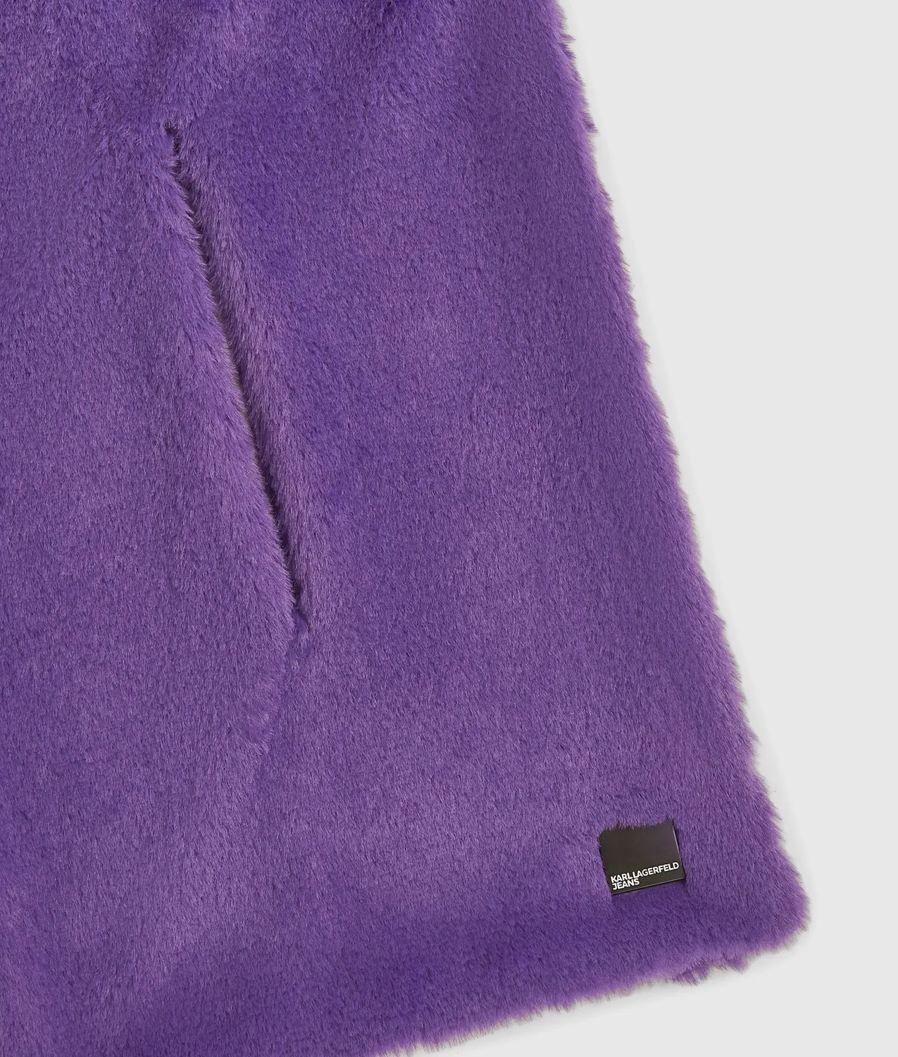 Karl Lagerfeld Jeans Faux-Fur Schal One Size