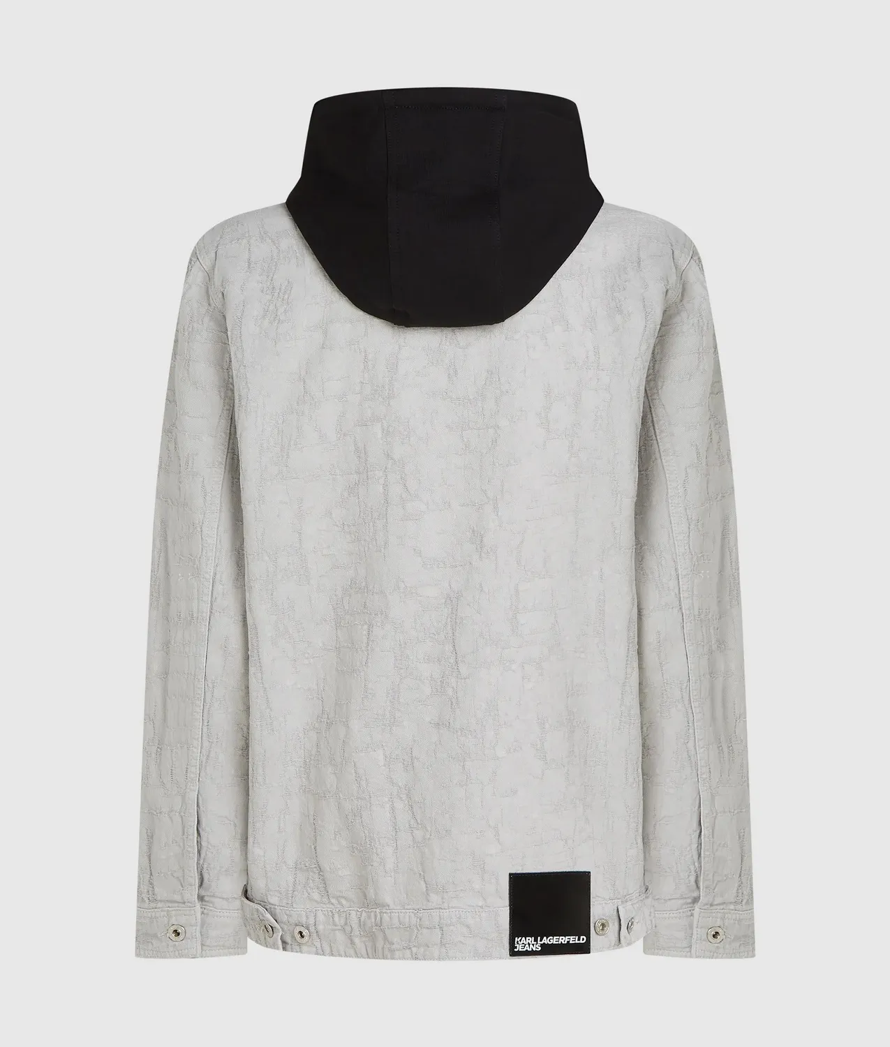 Karl Lagerfeld KL Jeans Jacquard Jacke Herren Kapuze