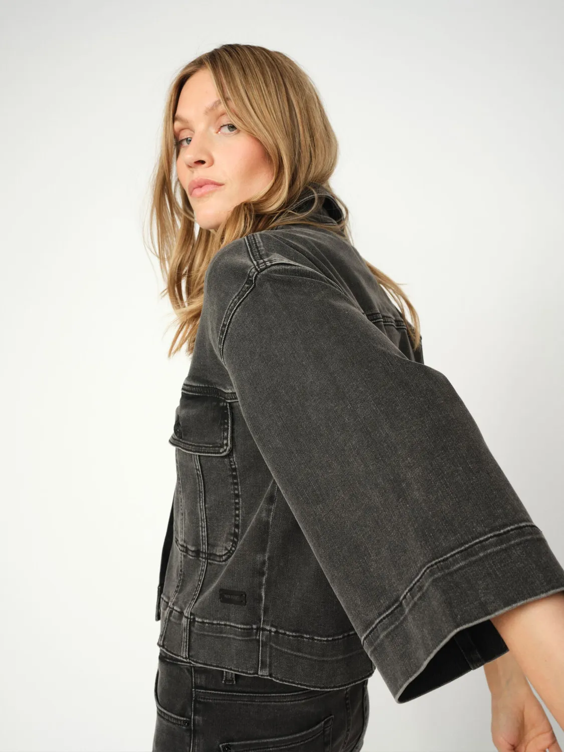 Mos Mosh MMPenn Deluxe Jeansjacke kurz 3/4-Arm